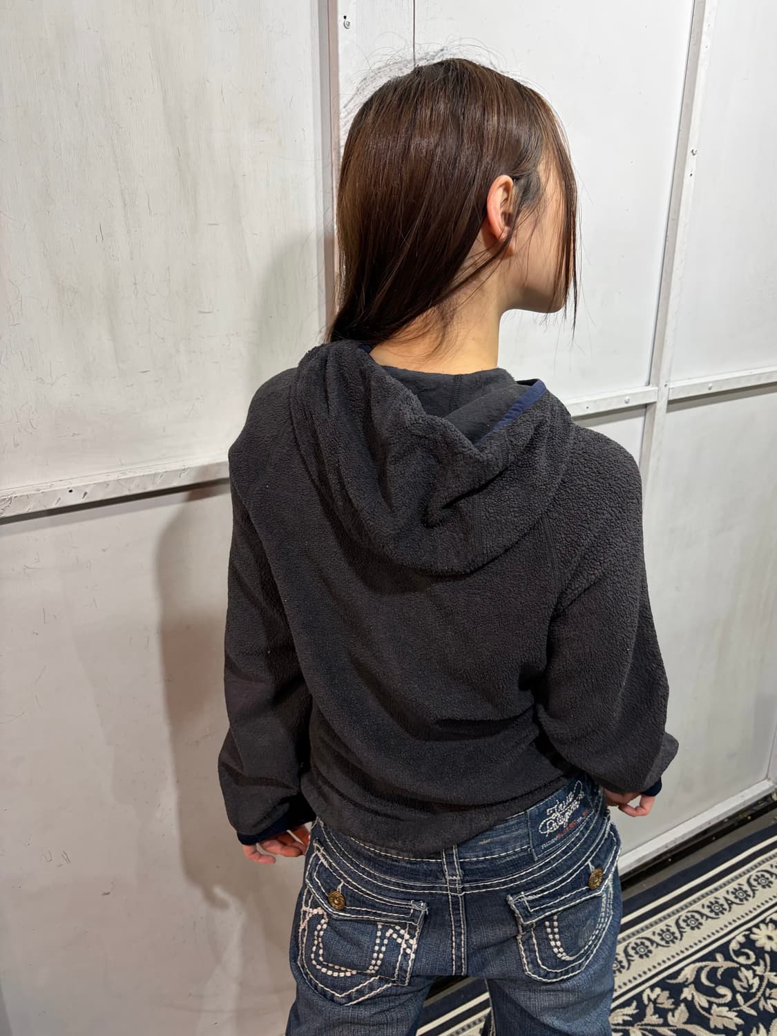 PATAGONIA charcol fleece hoodie 상품이미지3