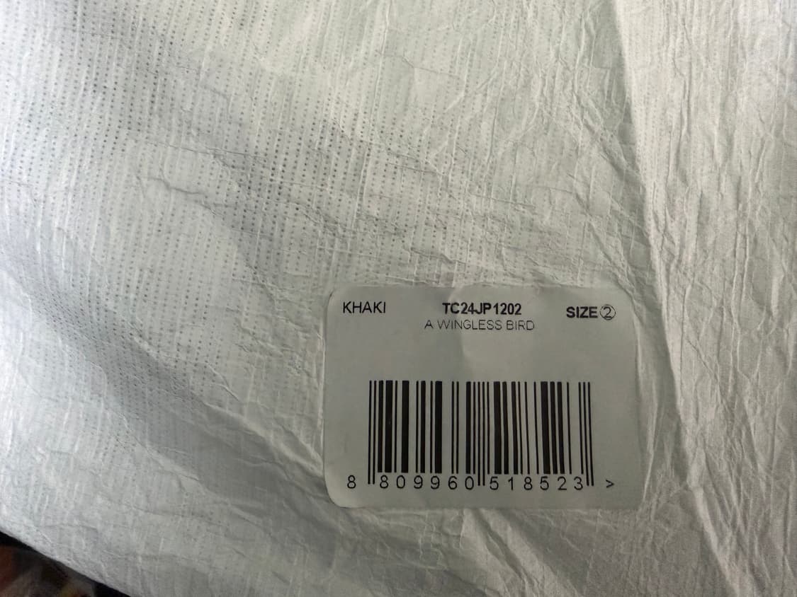 떠그클럽 윙리스 버드 봄버 카키 -2size- 미착용 새상품 상품이미지7