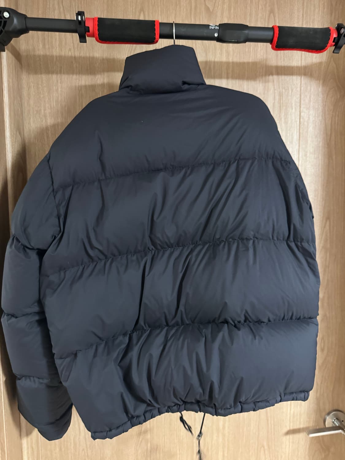 (5)오라리 23 립스탑 다운 패딩 블랙 5사이즈 상품이미지3