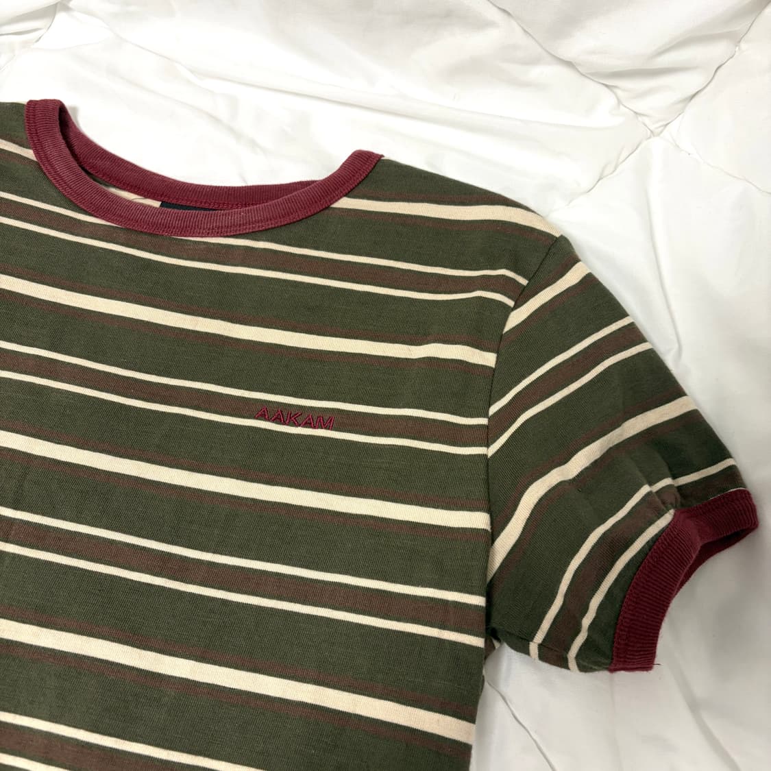 아캄 링커 반팔키 카키 레드 상품이미지2