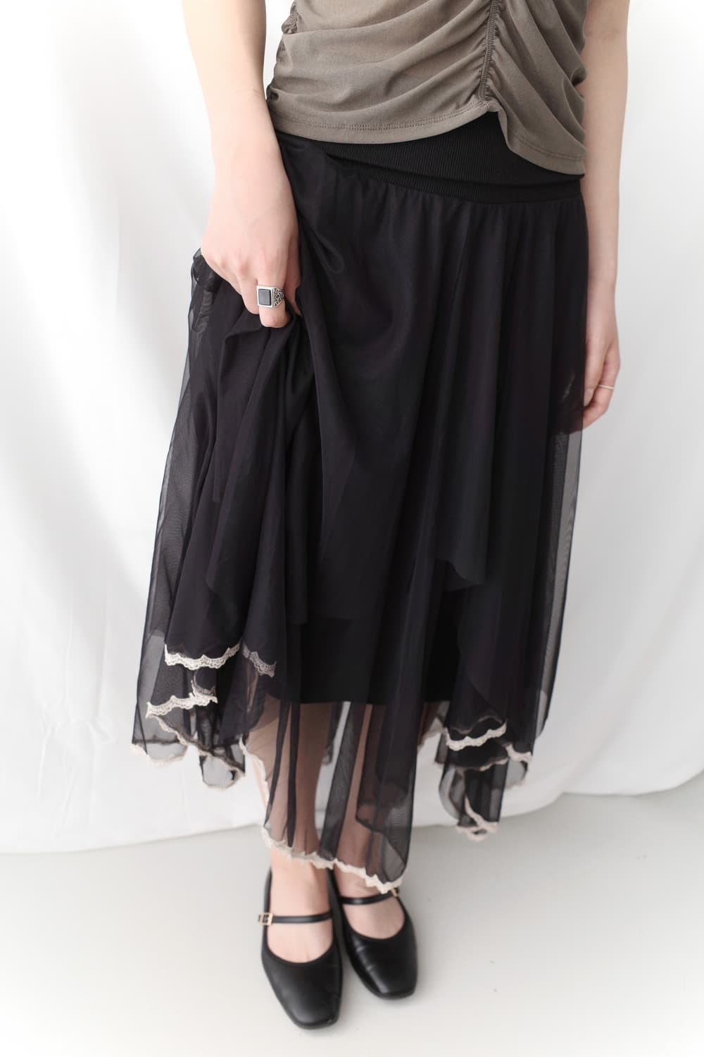 lace sha skirt 상품이미지3