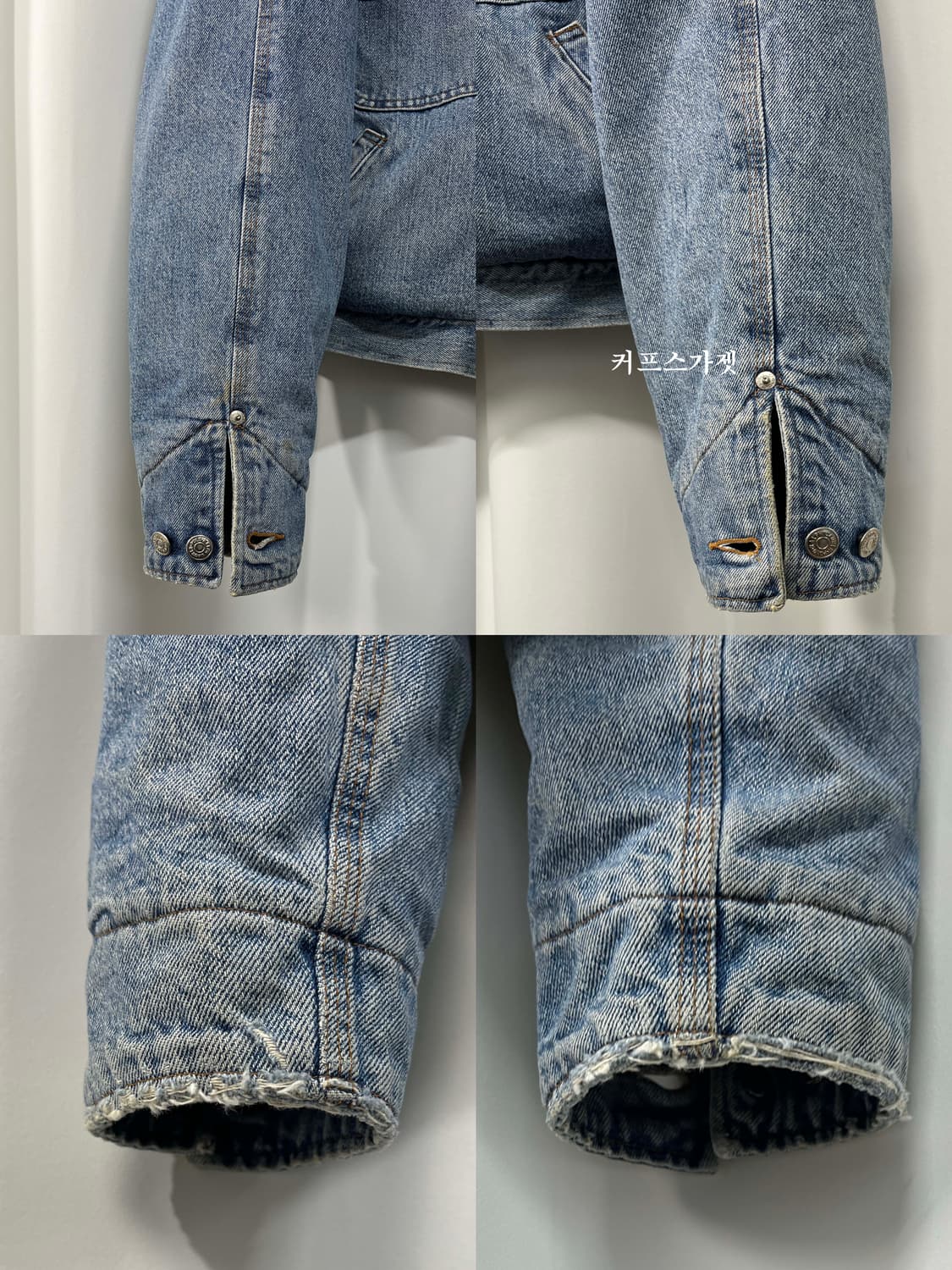 80's 폴로 랄프로렌 usa 덩가리 코듀로이 블랭킷 데님 트러커 자켓 상품이미지8