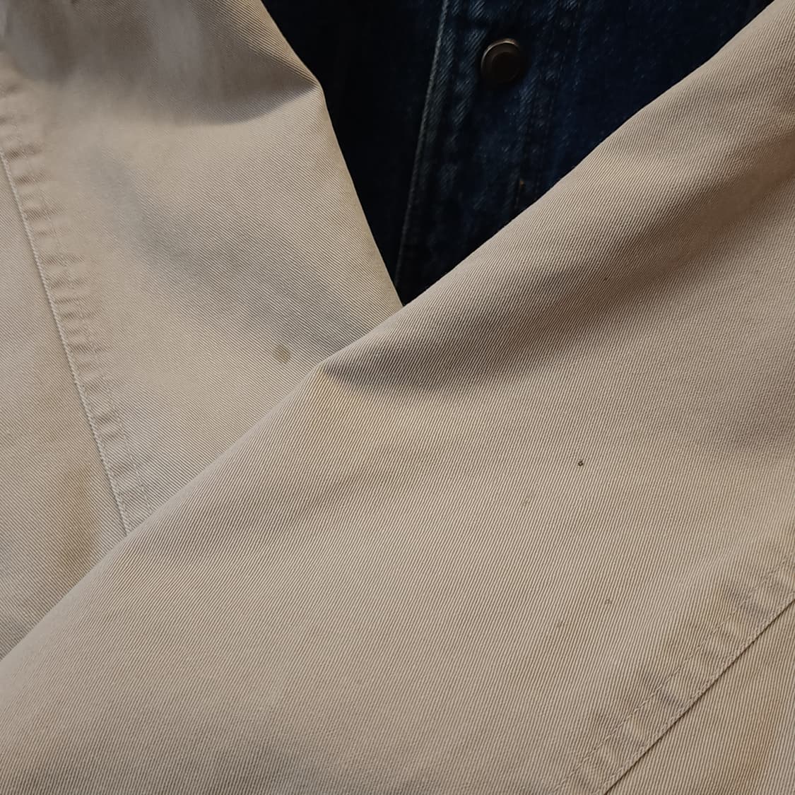 90s 빈티지 워크자켓 베이스볼 데님자켓 바시티 자켓 야구잠바 m 상품이미지7