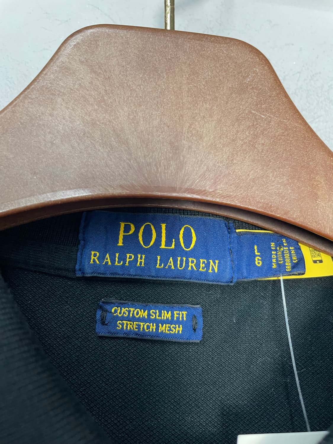 폴로 랄프로렌 블랙 카라 반팔 H2573 상품이미지5