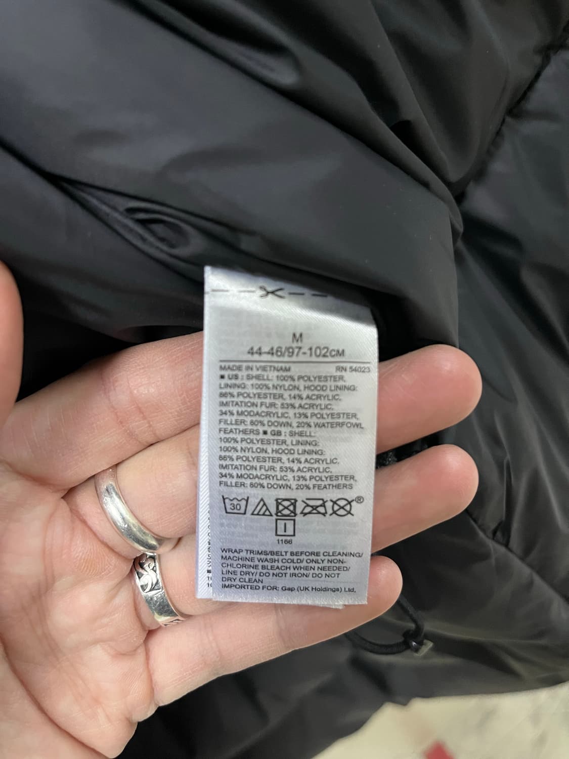 바나나리퍼블릭 다운코트 롱패딩 m(100) 상품이미지4