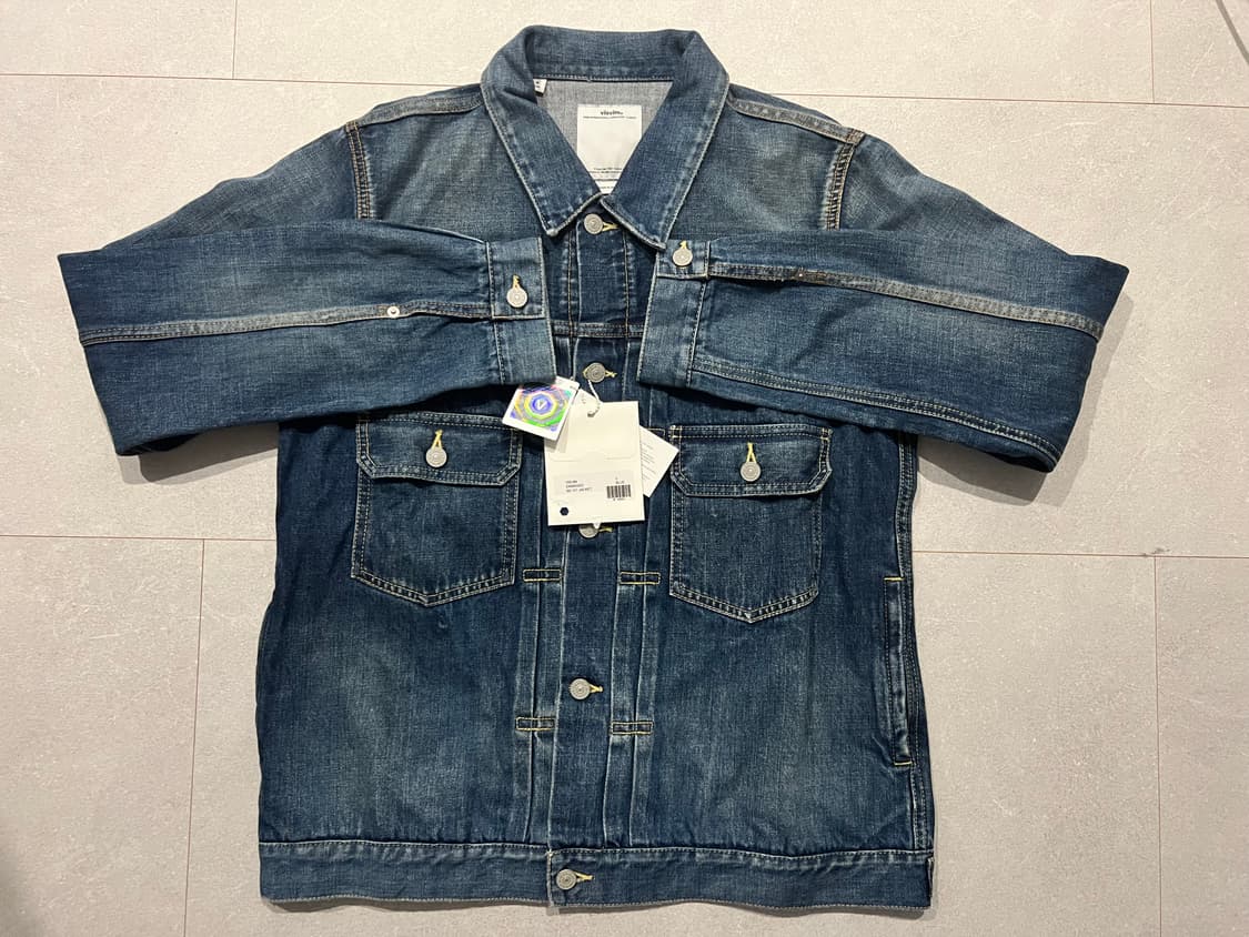 [새제품][5] 비즈빔 SS 101 DAMAGED 자켓 상품이미지1