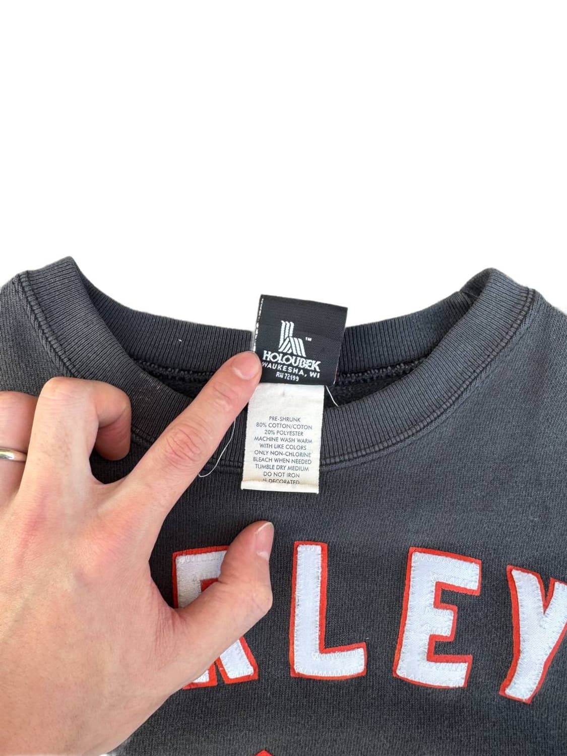 90s 할리 데이비슨 게티스버그 스웻셔츠 상품이미지4