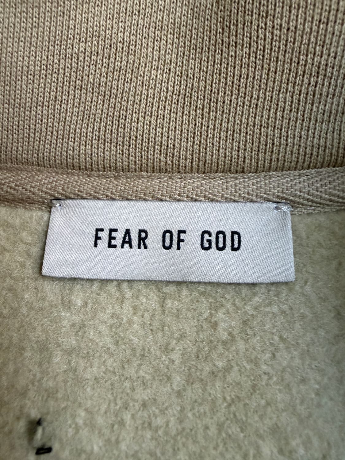피어오브갓 8th 플리스 하프집업 풀오버 아노락 탄 FEAR OF GOD 상품이미지3