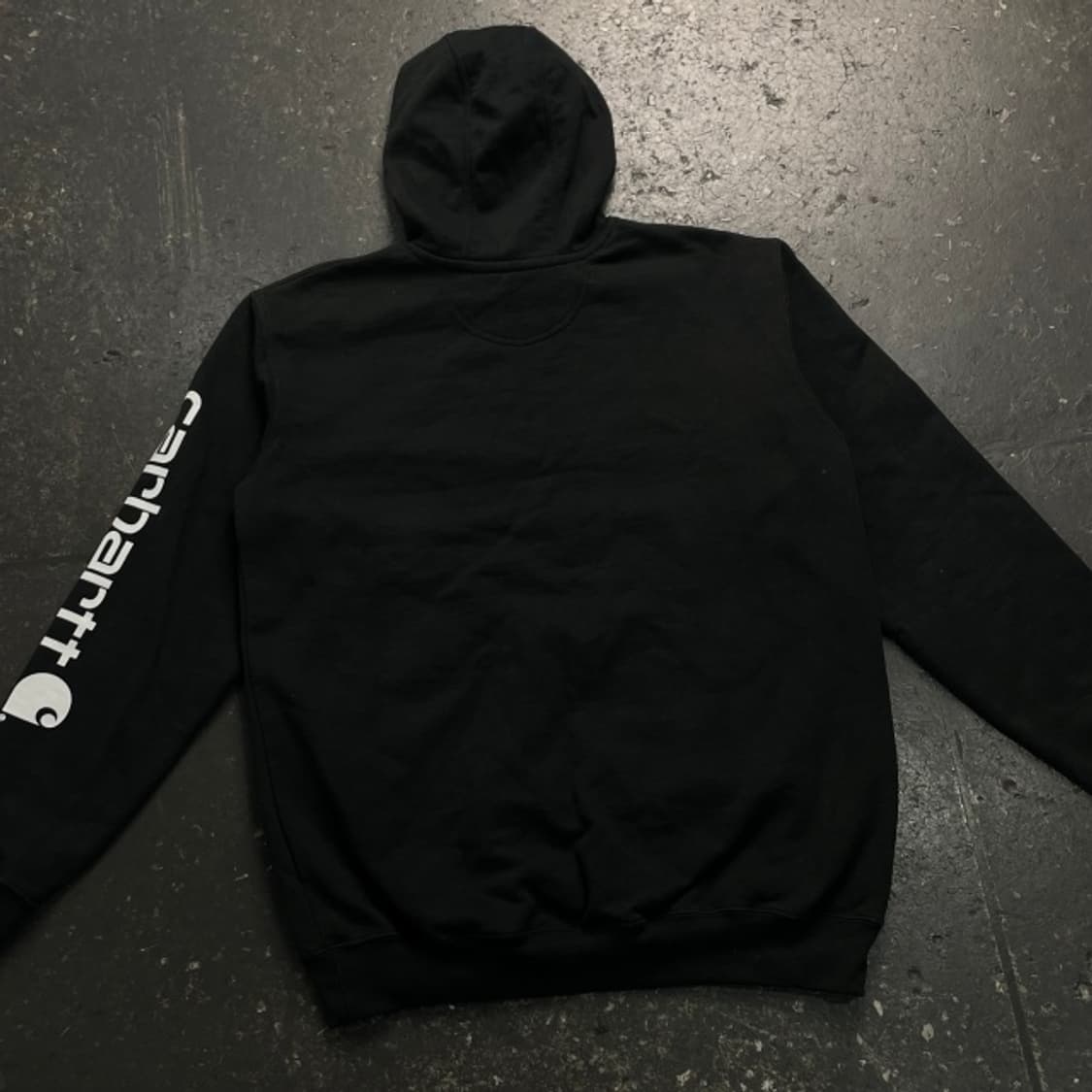 100 칼하트 사이드 레터링 후드티  상품이미지5