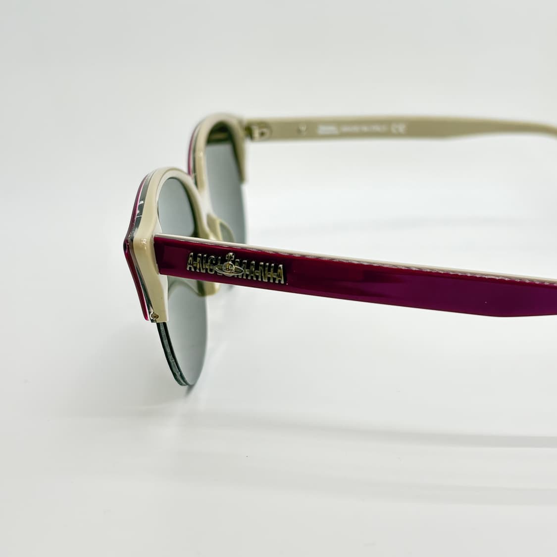 비비안웨스트우드 퍼플 반뿔테 선글라스 상품이미지5