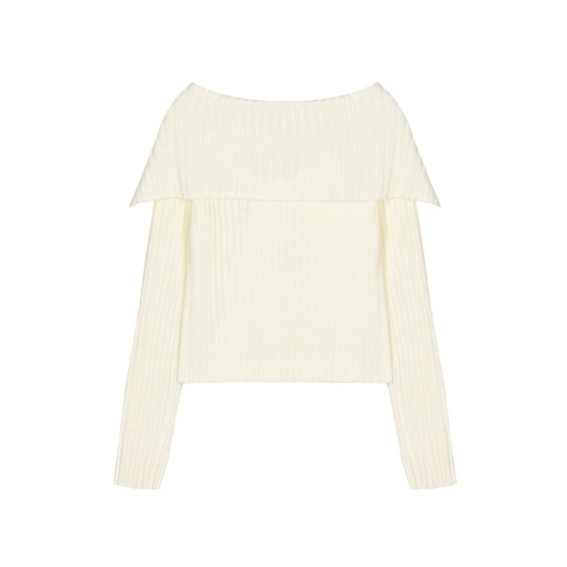 닉앤니콜(NICK NICOLE) 세일러 오프숄더 니트 프리사이즈 새상품 상품이미지5