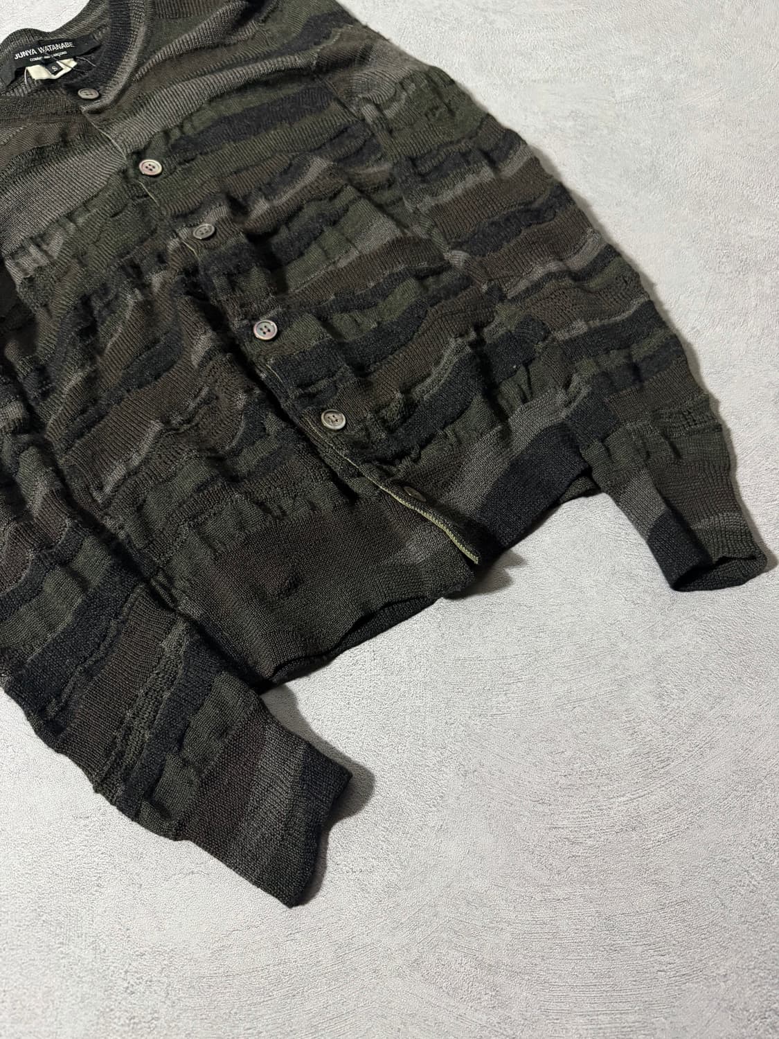 10FW 준야와타나베 카모플라쥬 니트 가디건 상품이미지5