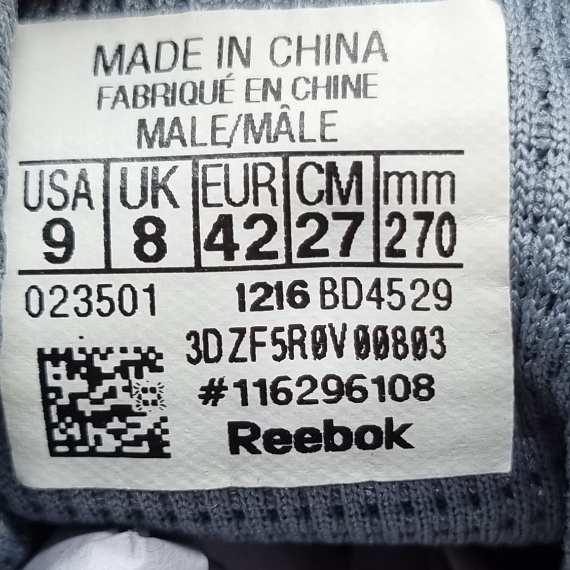 리복 프린트 스무스 남성런닝화270 상품이미지6