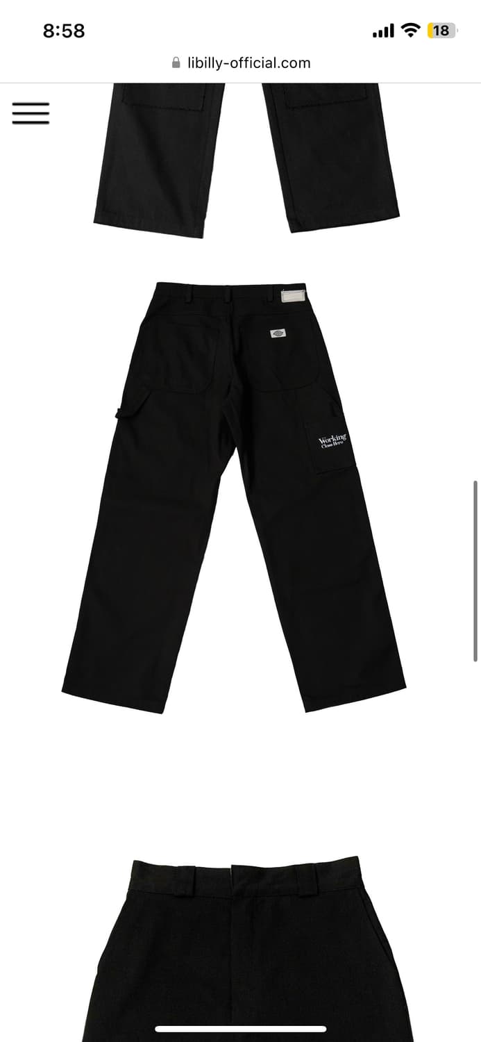 디키즈X리빌리 더블니 카펜터 팬츠 M사이즈 새상품 상품이미지1