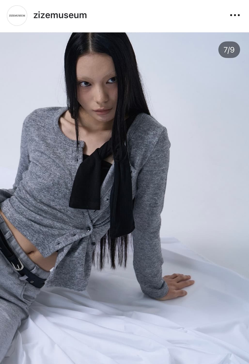 지제뮤지엄 언발 니트 상품이미지4