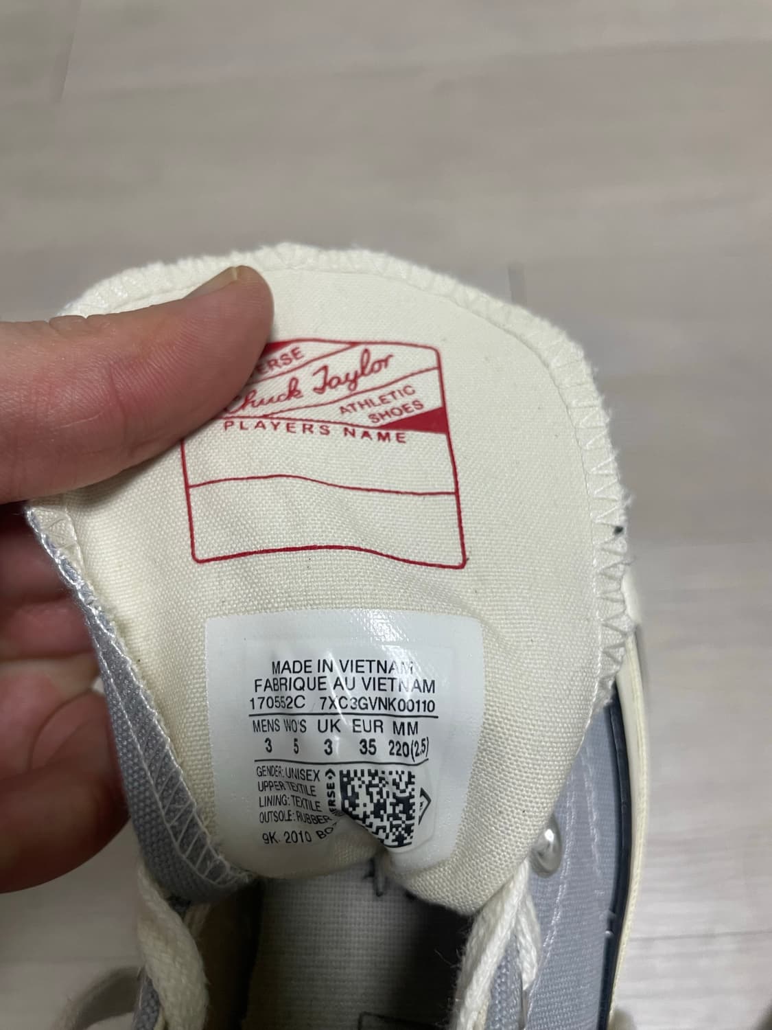 컨버스 척테일러 1970s 회색 하이 상품이미지9