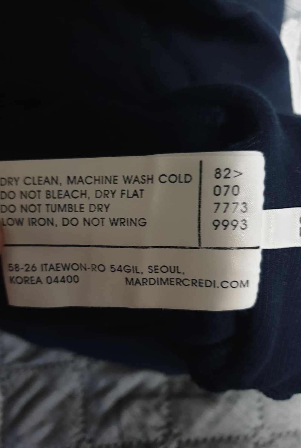 마르디 메크르디  플라워 맨투맨 네이비 (F) 상품이미지5