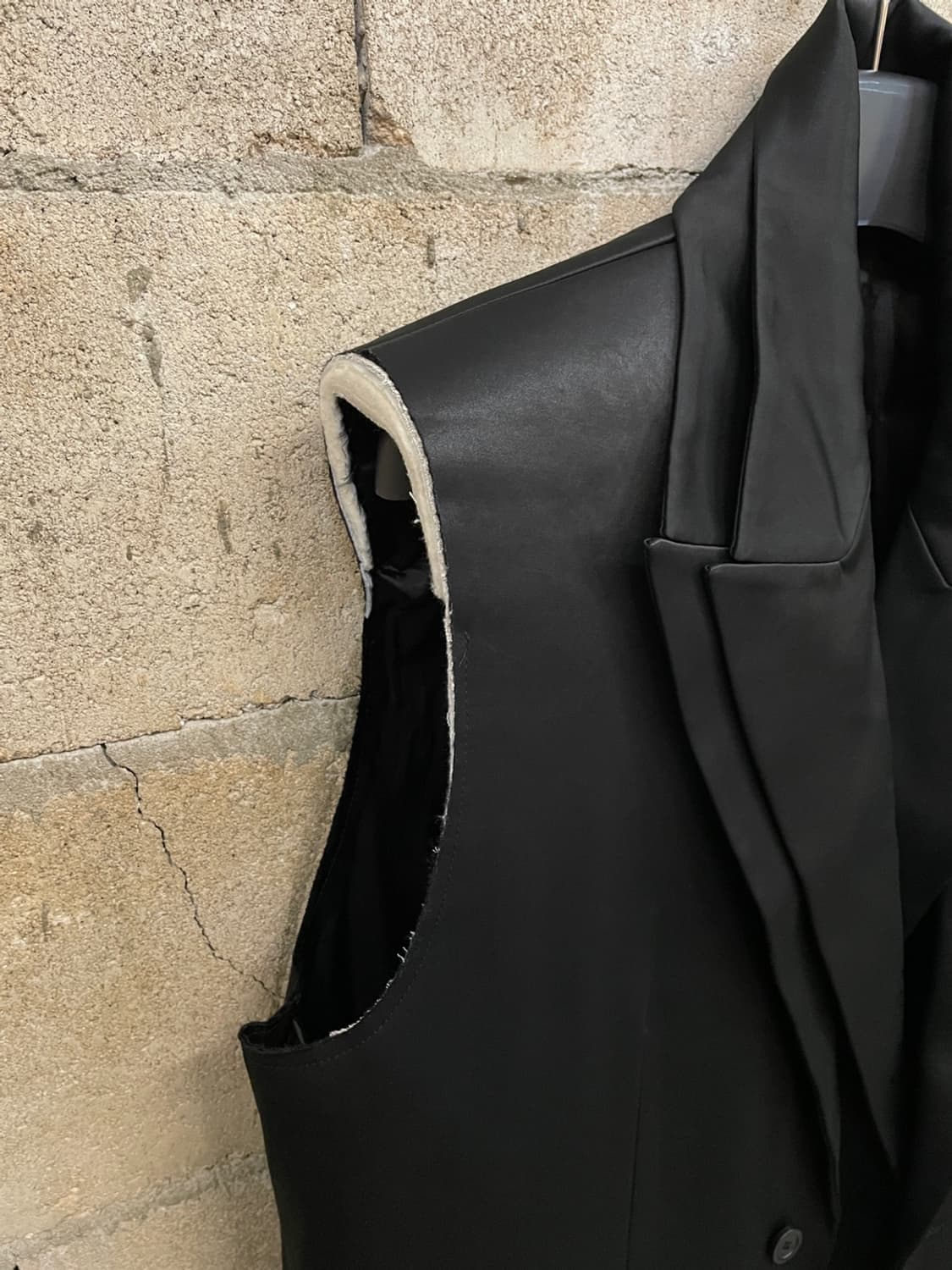 25fw 장 폴 고티에 더블 레이더 슬리브리스 자켓 상품이미지9