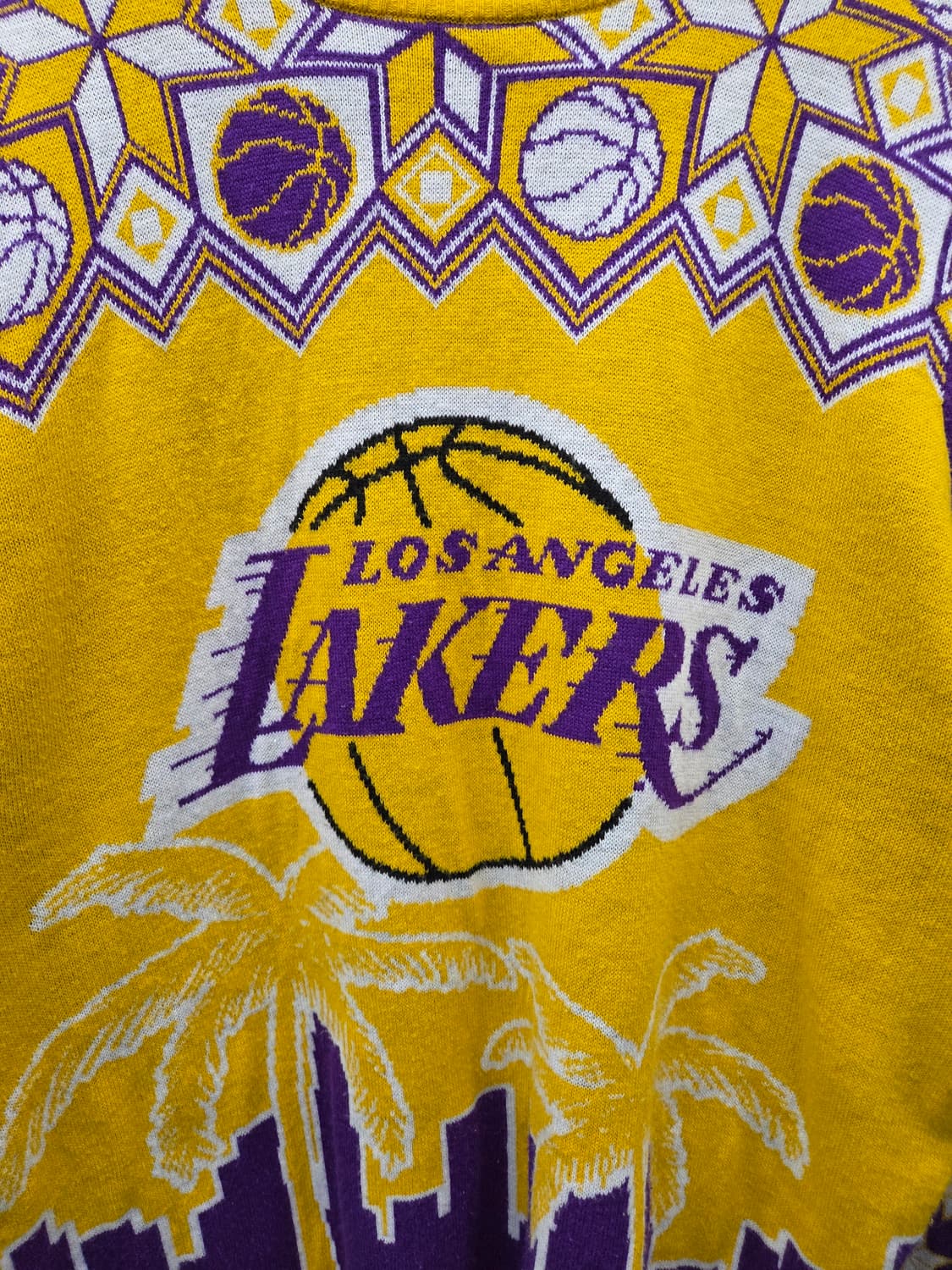 Lakers 레이커스 힙합 올드스쿨 니트 상품이미지5