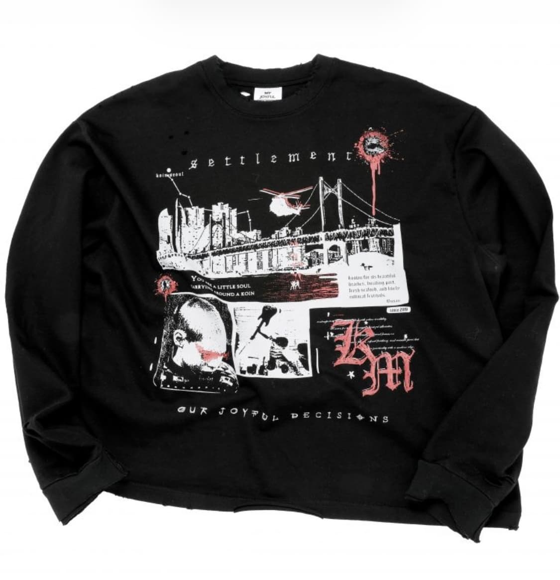 M) MJD x KOIN SEOUL 325 롱슬리브 블랙 상품이미지1