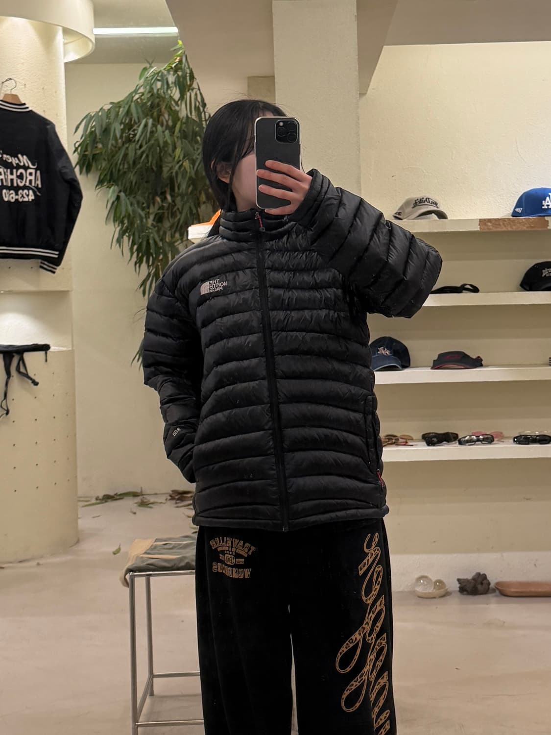 노스페이스 서밋 시리즈 블랙 경량 다운 패딩 U311 상품이미지1