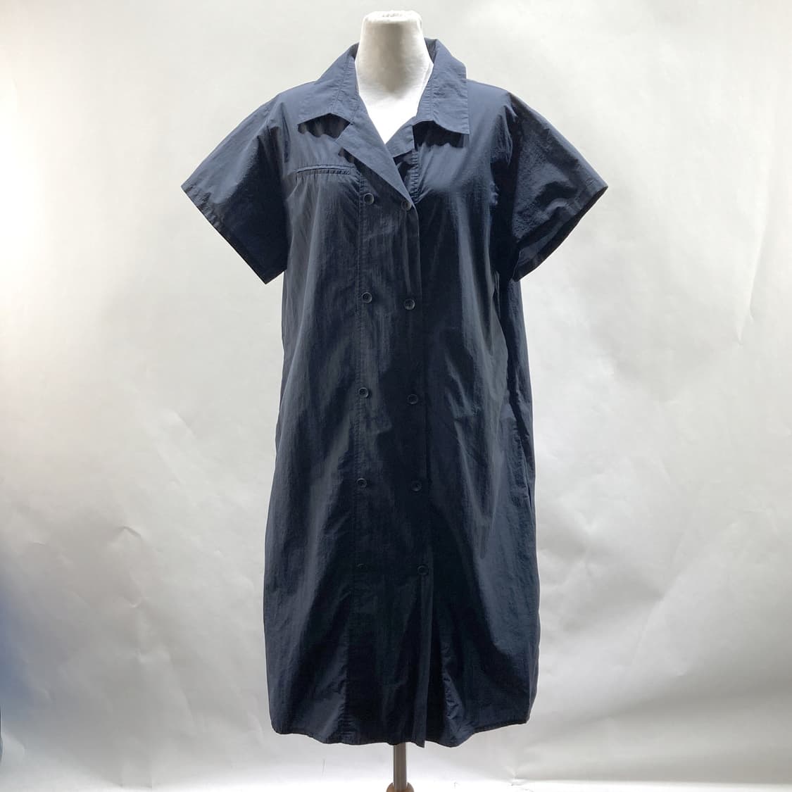 ELLGA 엘가 카라 반팔원피스 네이비 최상 F 상품이미지1