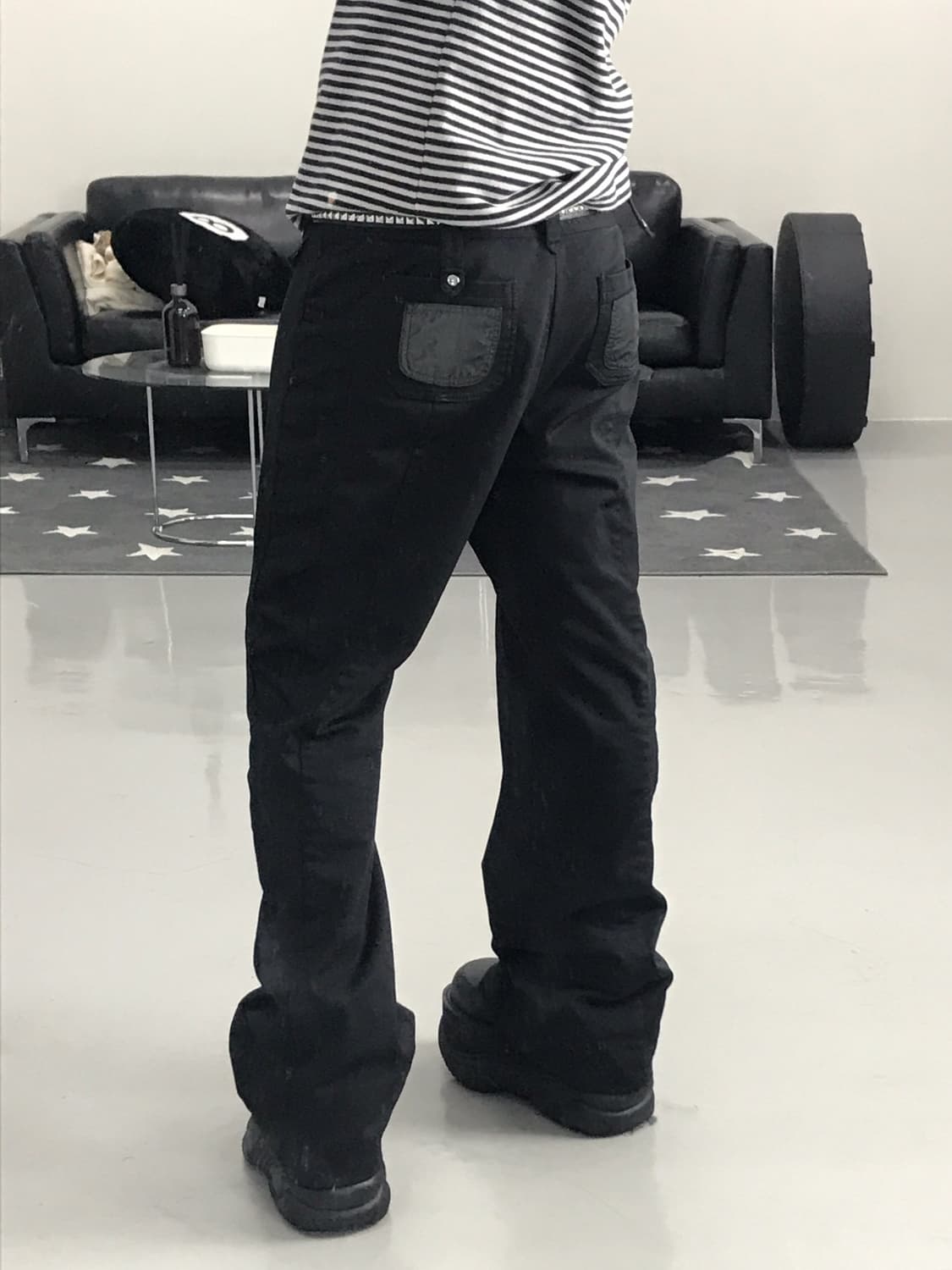 Jpn Black Poly Pants 상품이미지3
