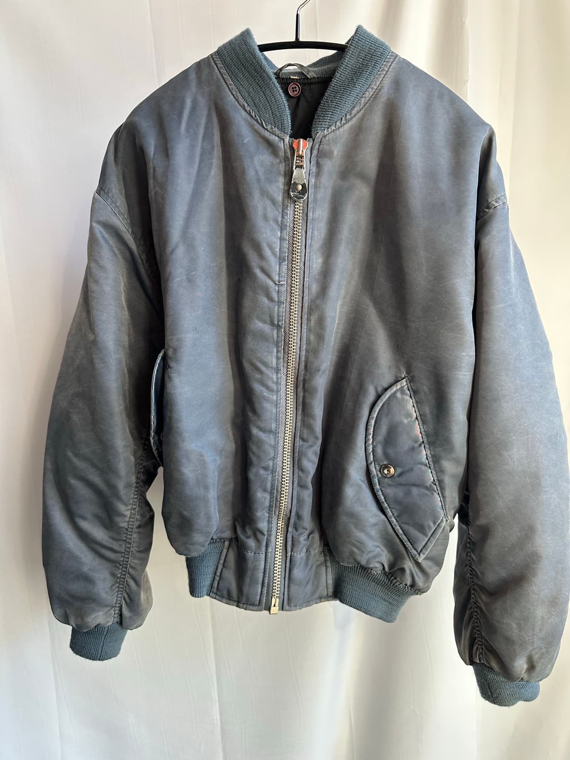 워시드 봄버자켓 ma-1 상품이미지1