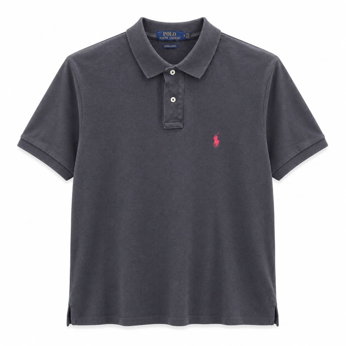 폴로 랄프로렌 커스텀 슬림핏 카라티 블랙 M 상품이미지1