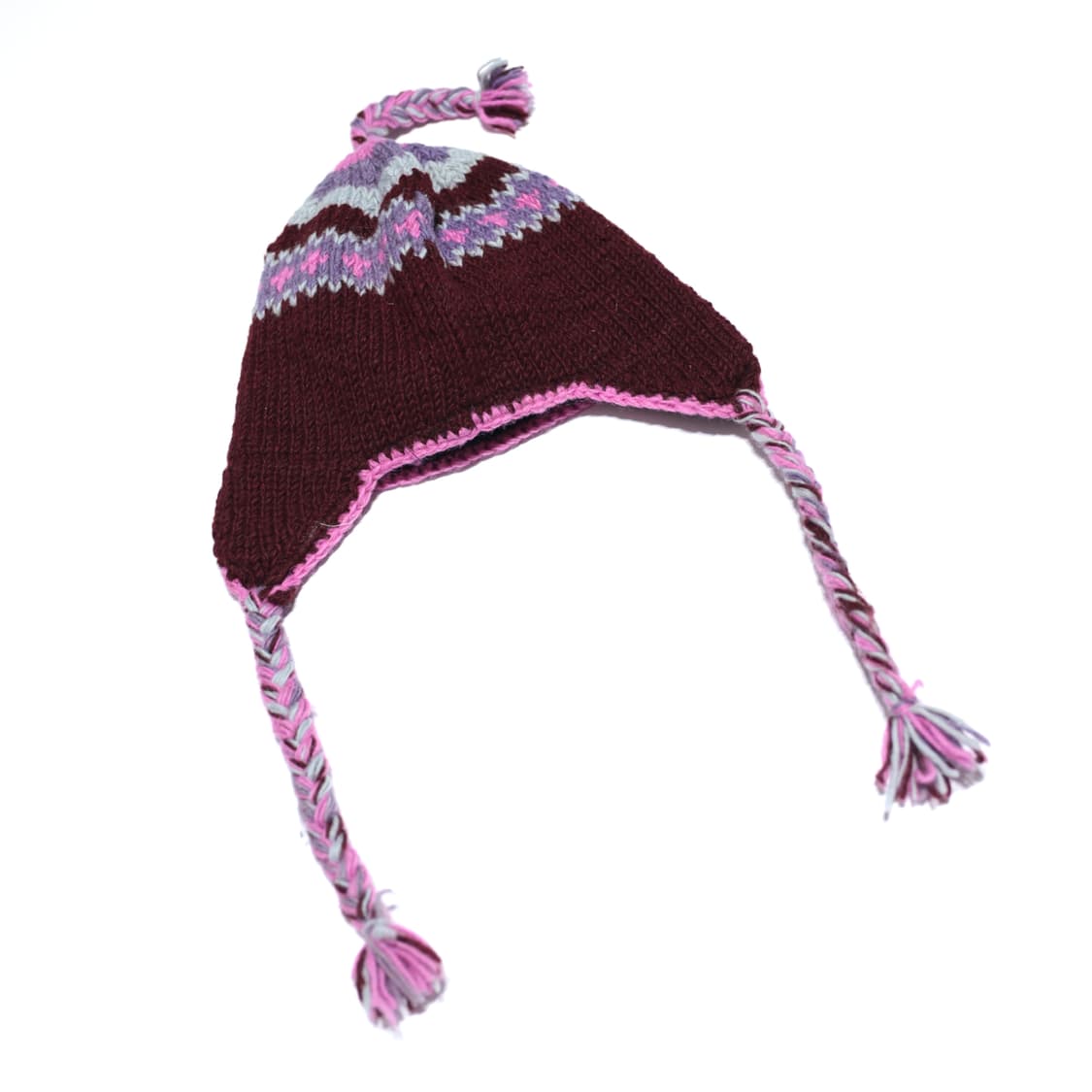 [Nepal hand made]EARFLAP KNIT BEANIE 상품이미지1