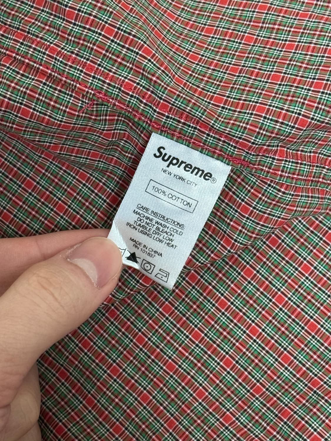 [S] 슈프림 체크셔츠 상품이미지2