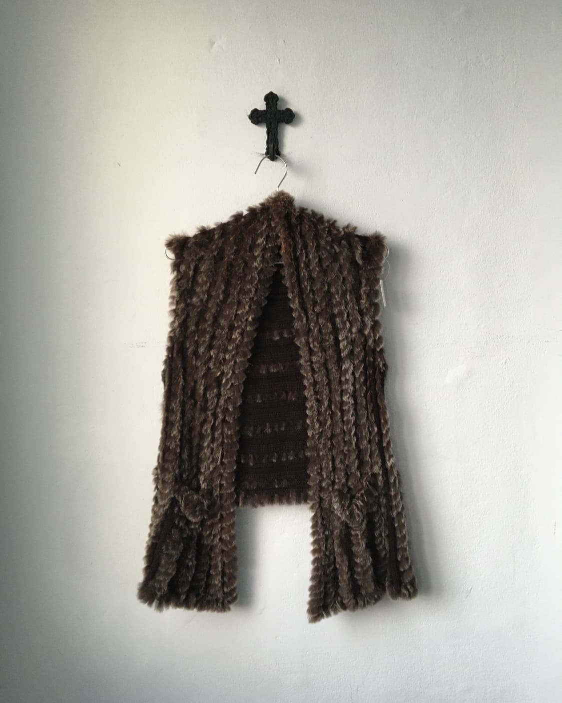 Fur open vest 상품이미지2