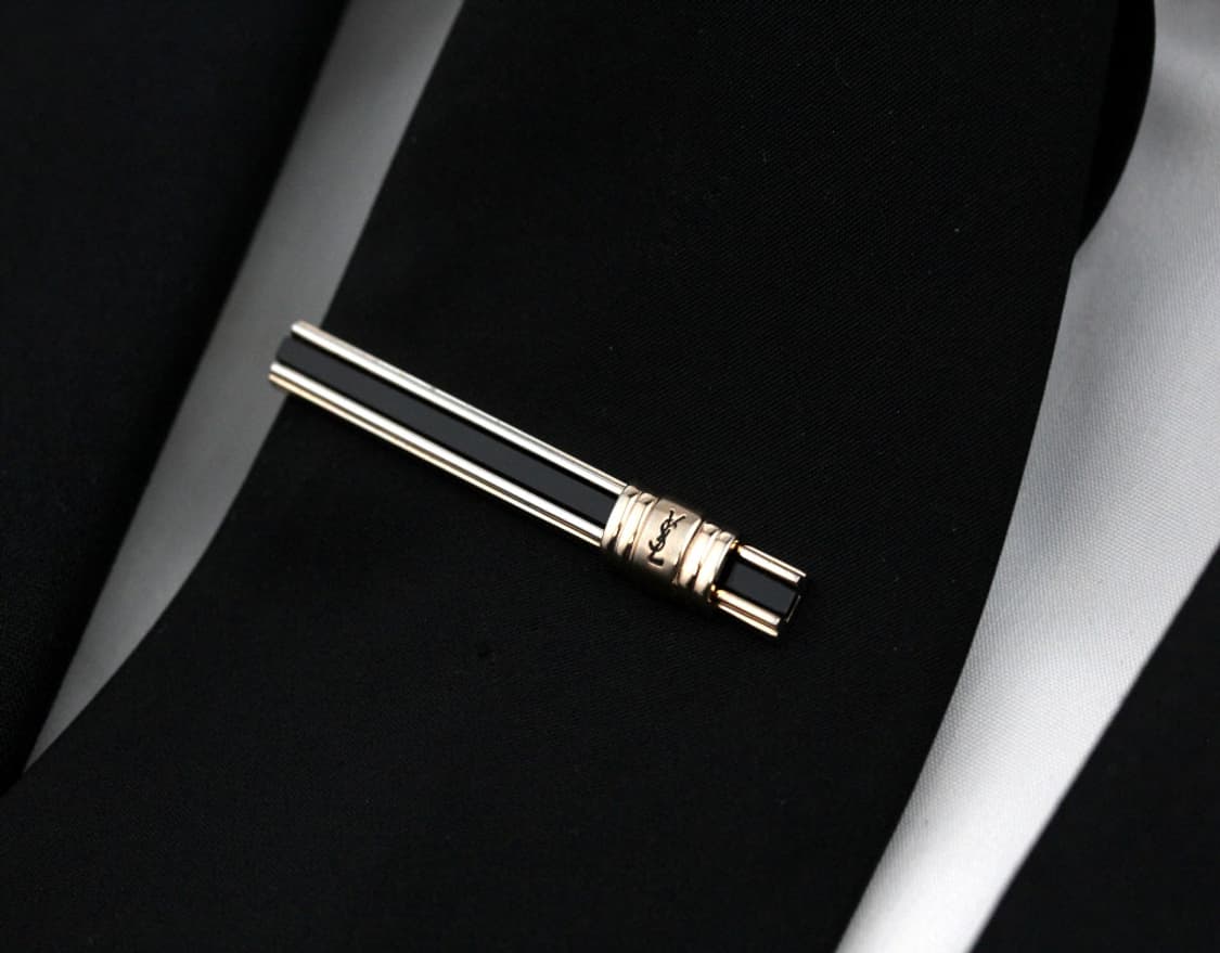 입생로랑 B+등급 5.2cm 남자 명품 넥타이핀 빈티지 상품이미지6