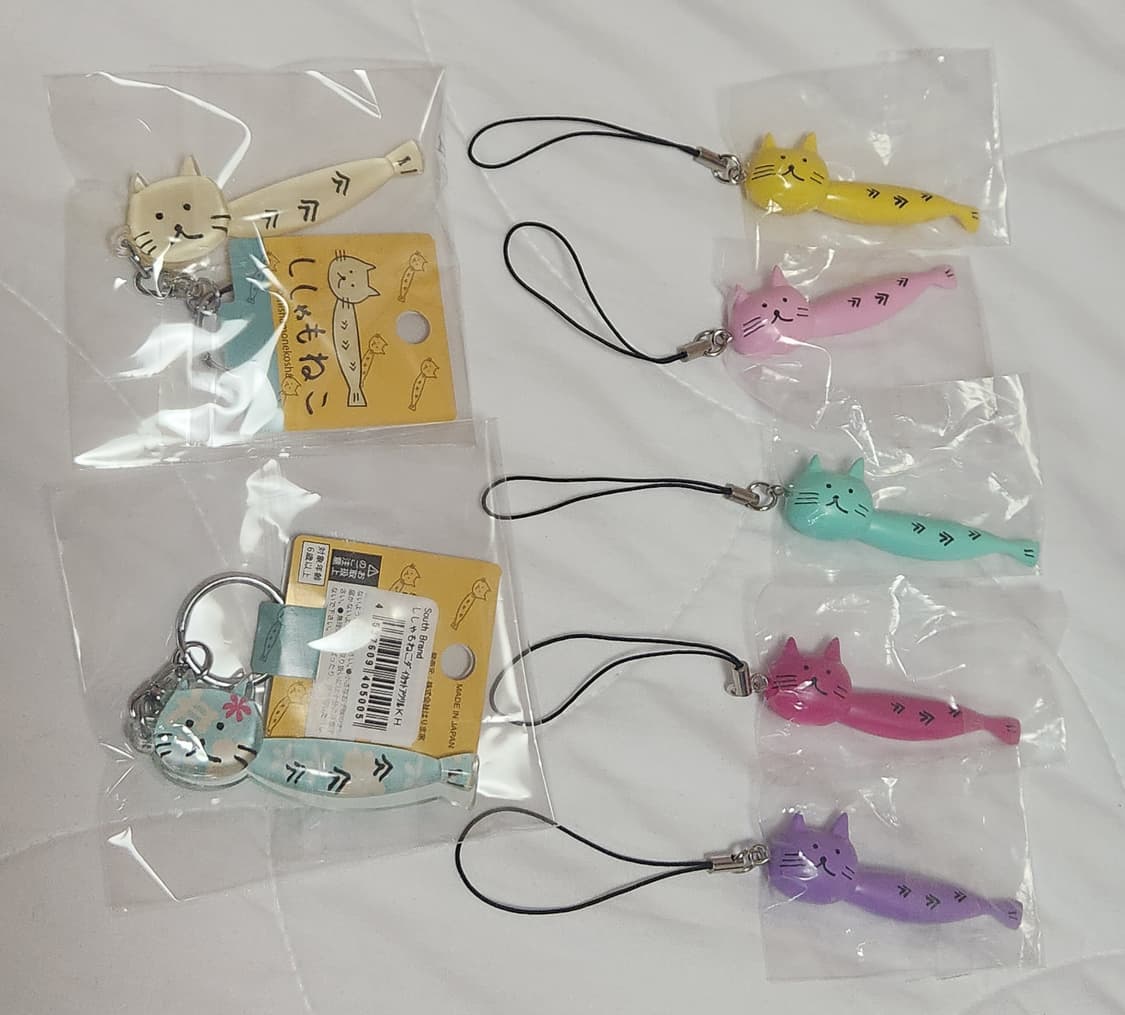 시샤모네코 가챠 키링 고전 고양이 상품이미지6