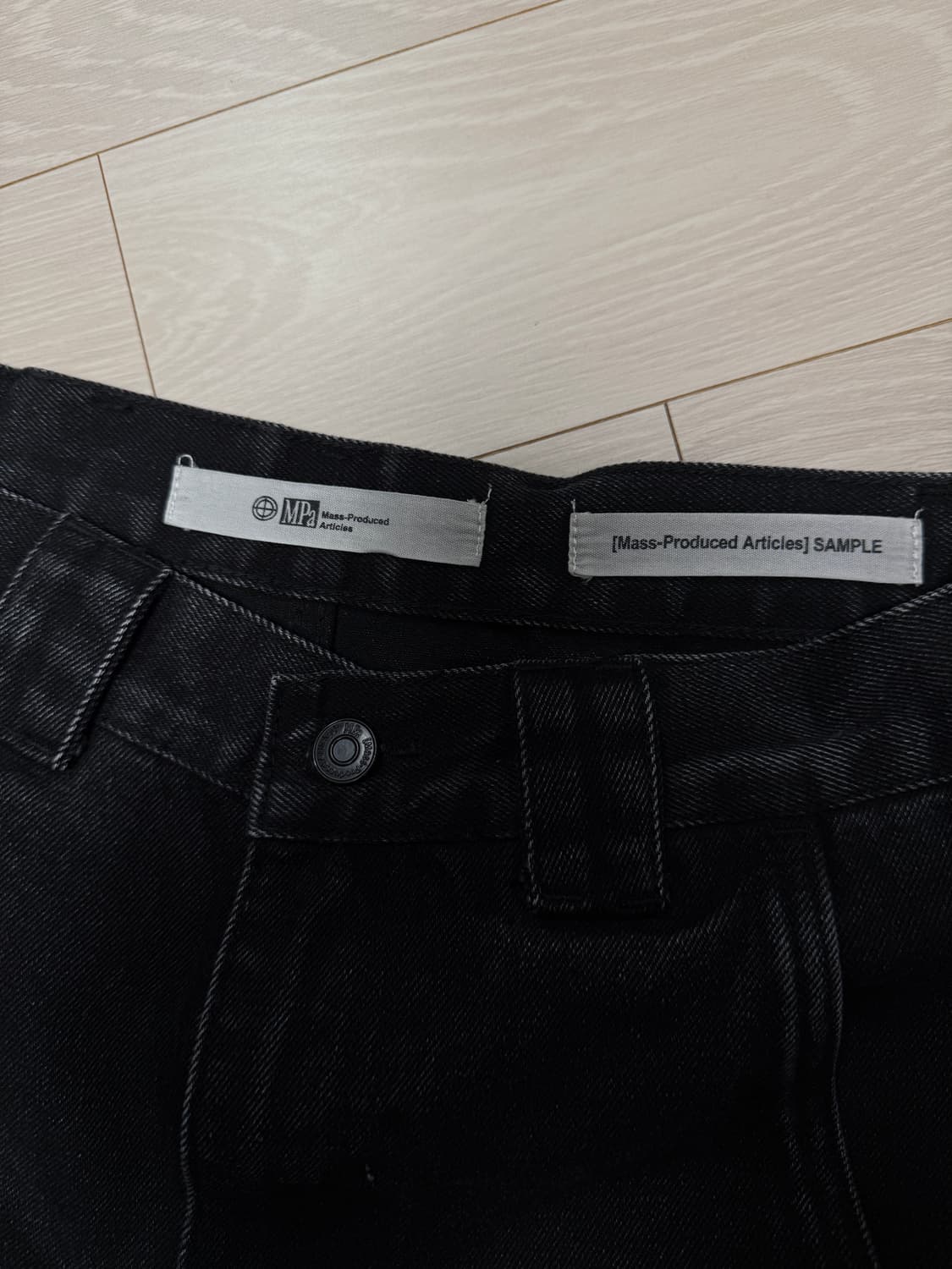 플라스틱프로덕트 MPa ANKLE CARGO PANTS (BLACK) 상품이미지6