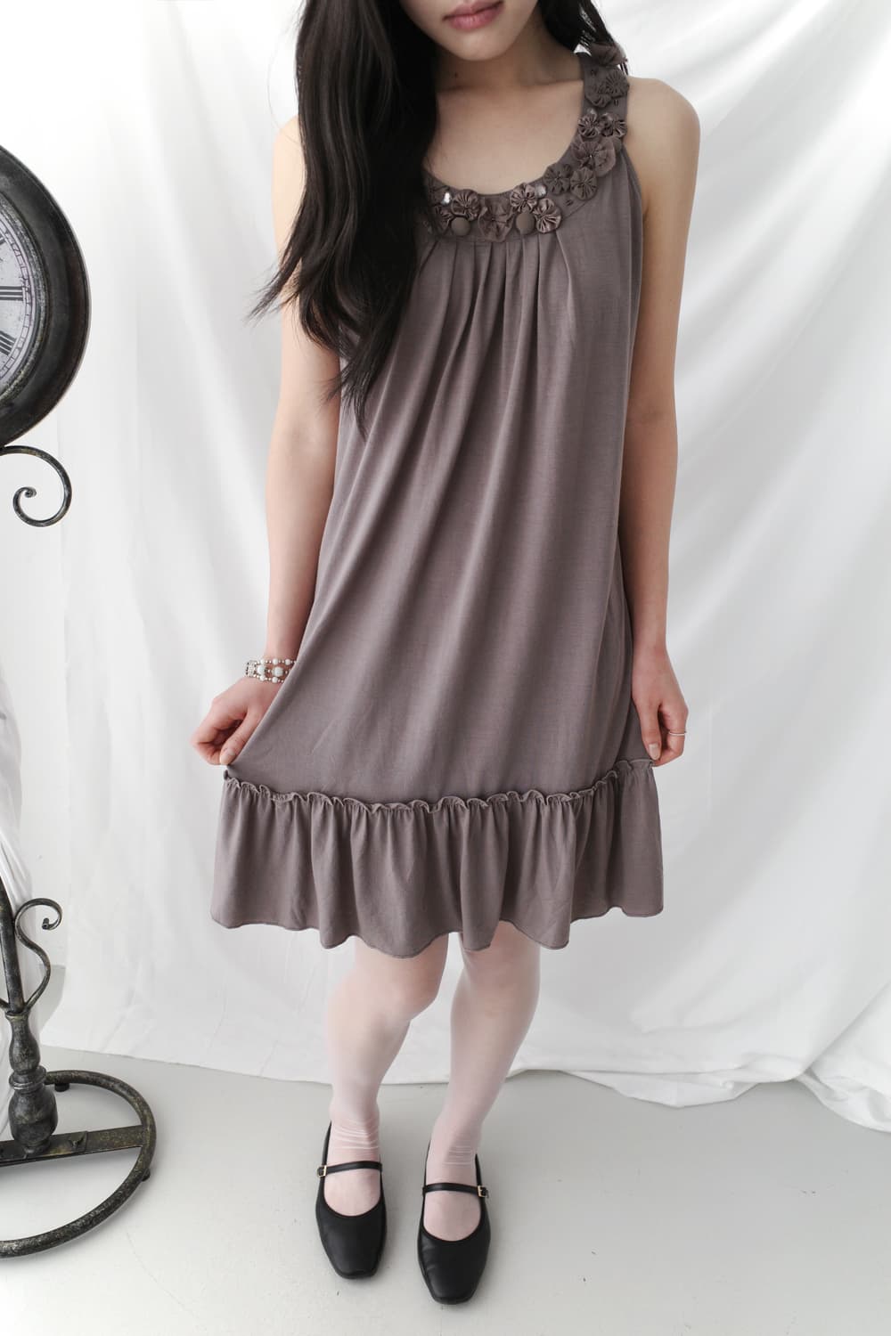 flower sleeveless one-piece 상품이미지6