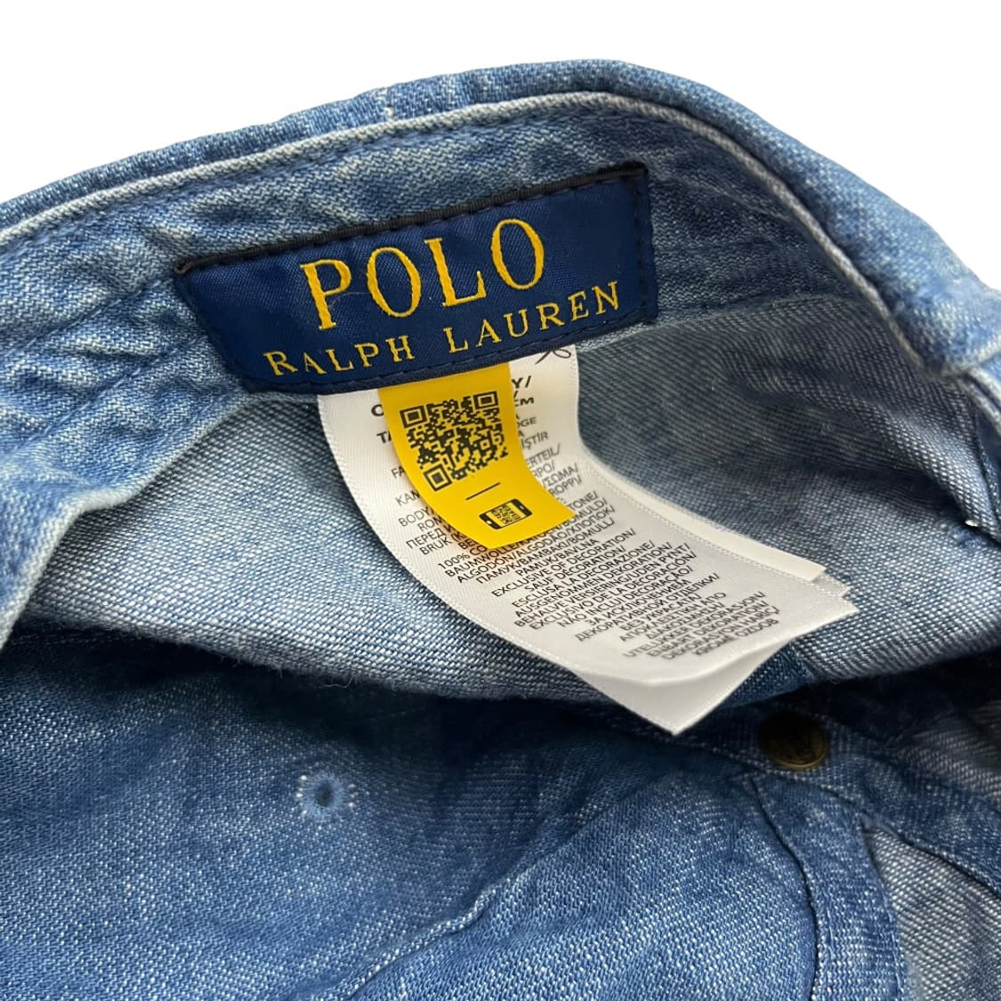 폴로 랄프로렌 옥스포드 데님 볼캡 상품이미지7