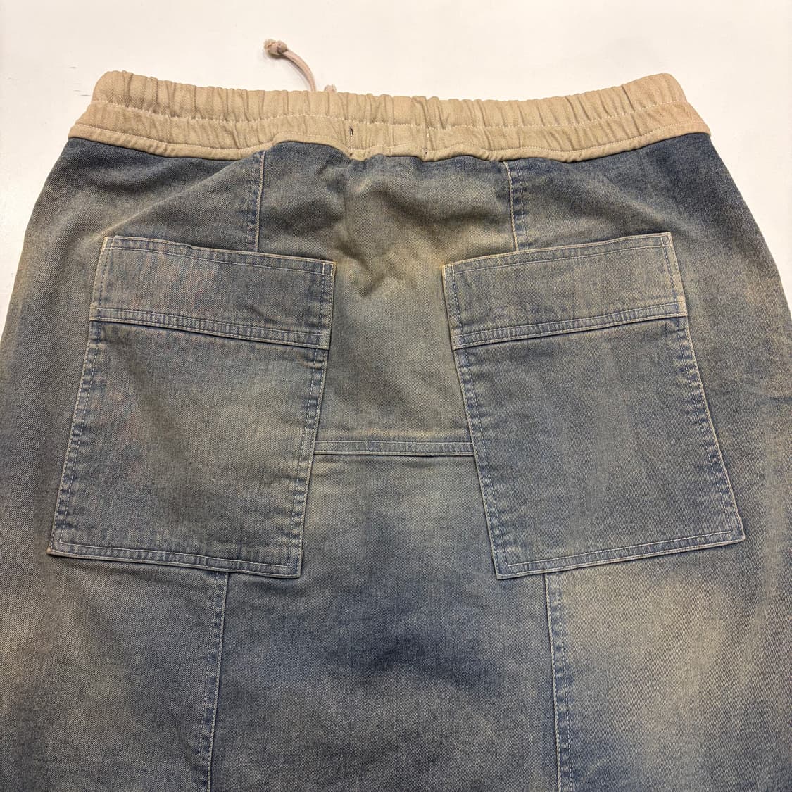 SUNDAYOFFCLUB 선데이오프클럽 데님 레이어드 배기팬츠 B764 상품이미지6