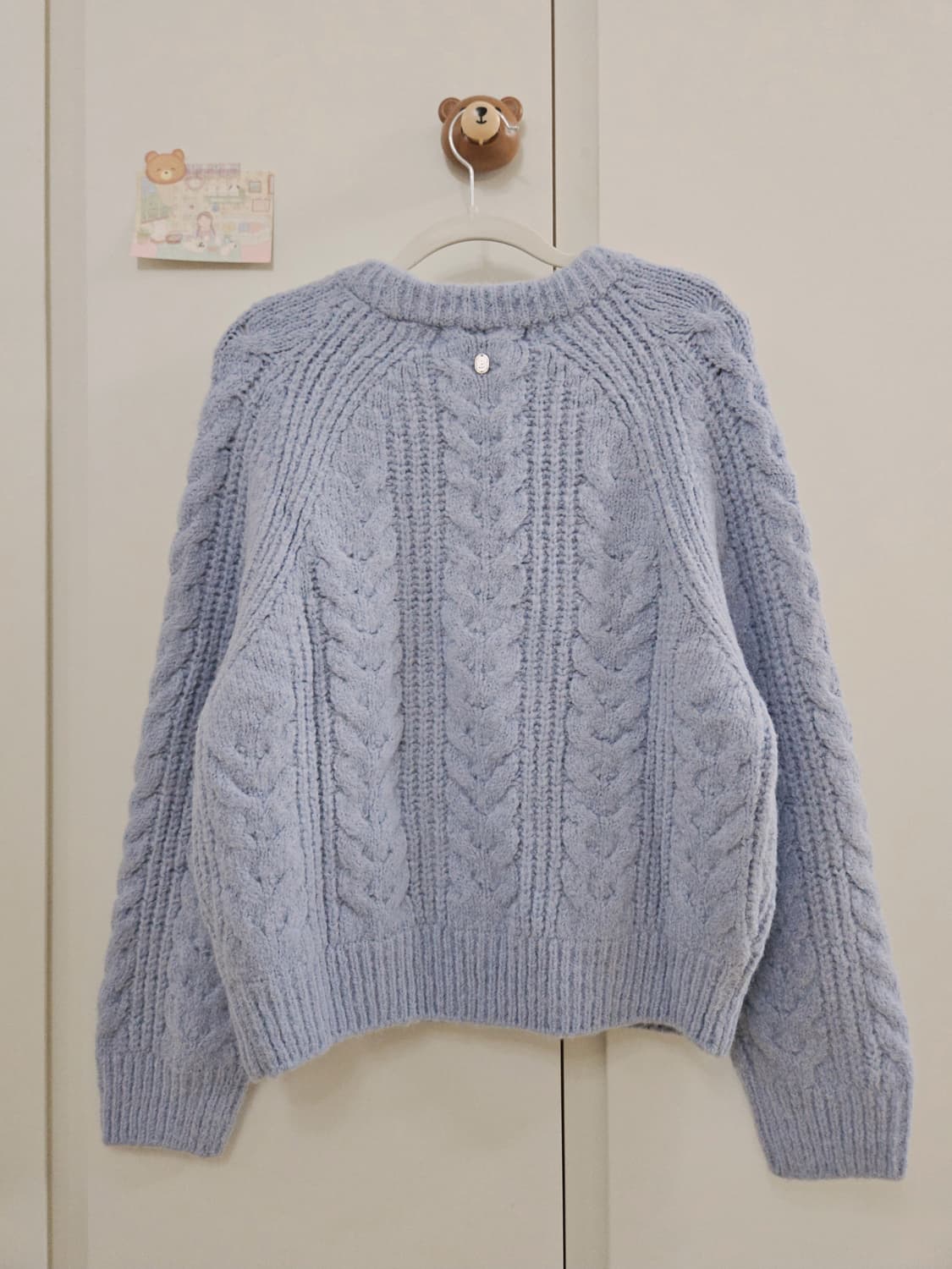 [새상품] 썸웨어버터 알파카 케이블 니트 스웨터 상품이미지9