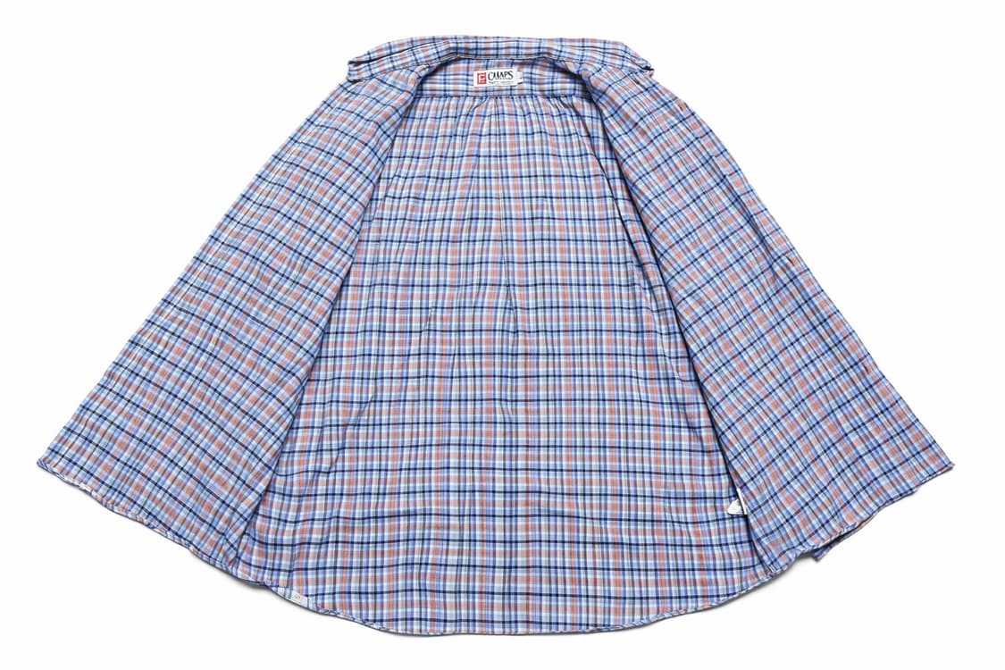 JPN 90s 일본 빈티지 클래식 챕스 랄프로렌 오버핏 체크 셔츠 L 상품이미지3