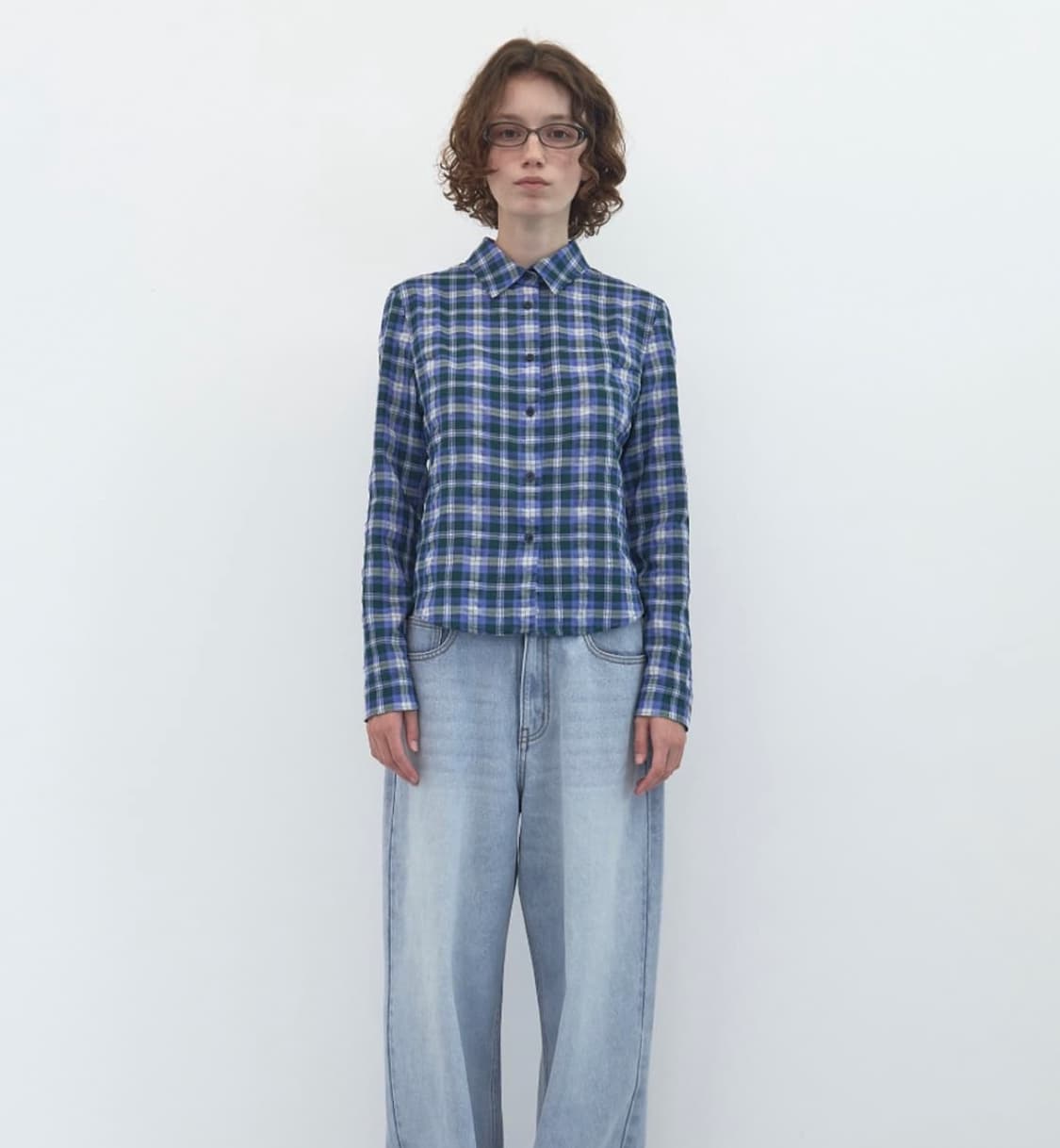 엔조블루스 위티 체크셔츠 상품이미지1