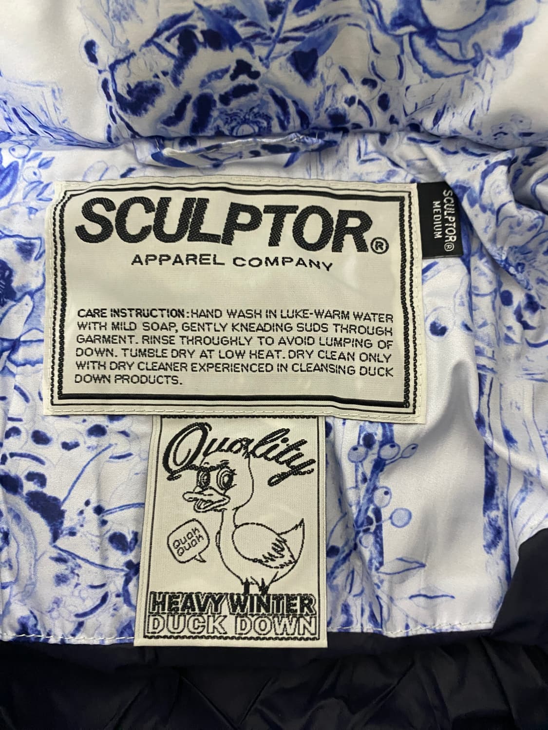 스컬프터 덕다운 로즈 여성 패딩 M 상품이미지2