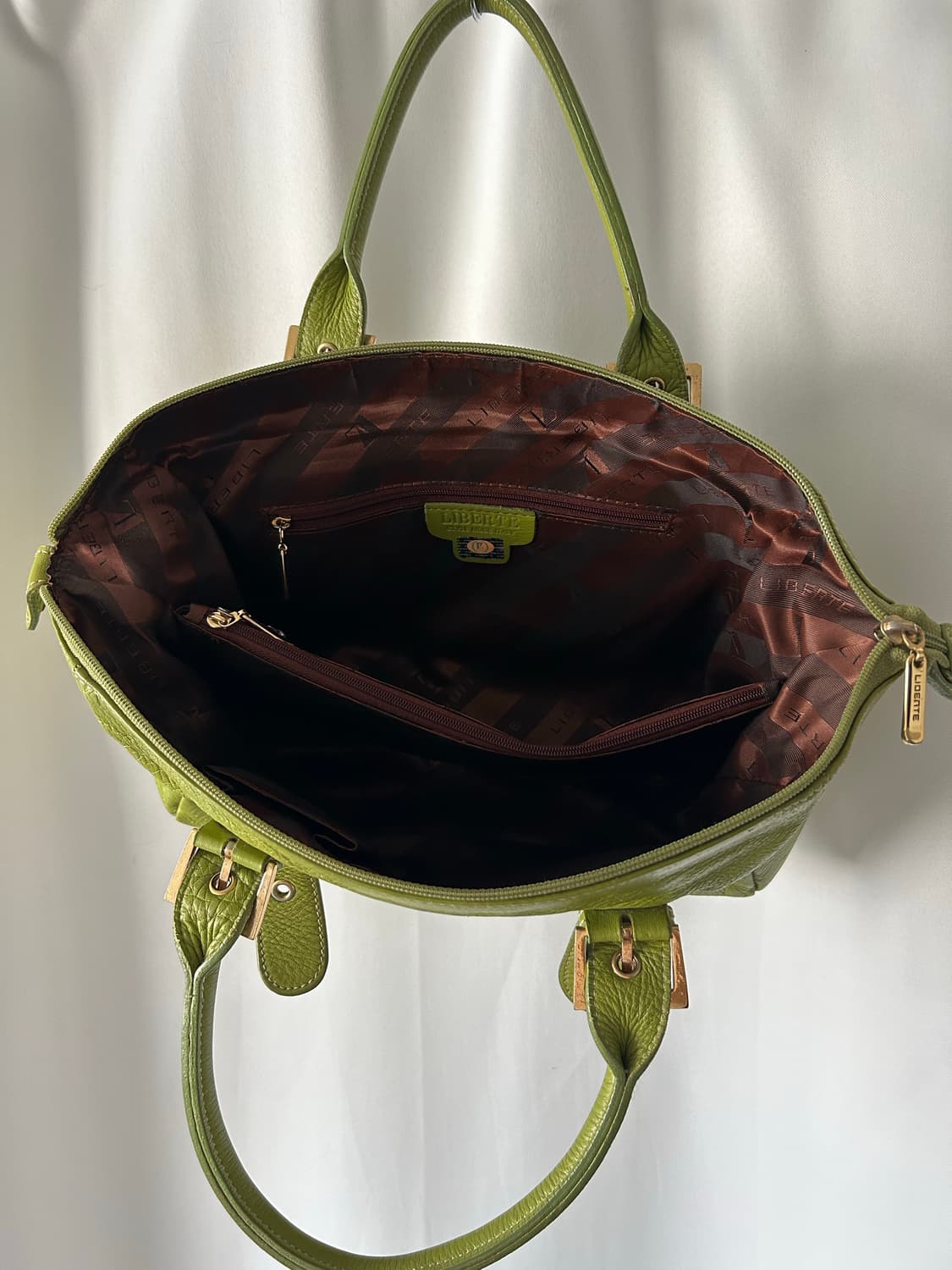 liberte italy 그린 토트백 상품이미지4