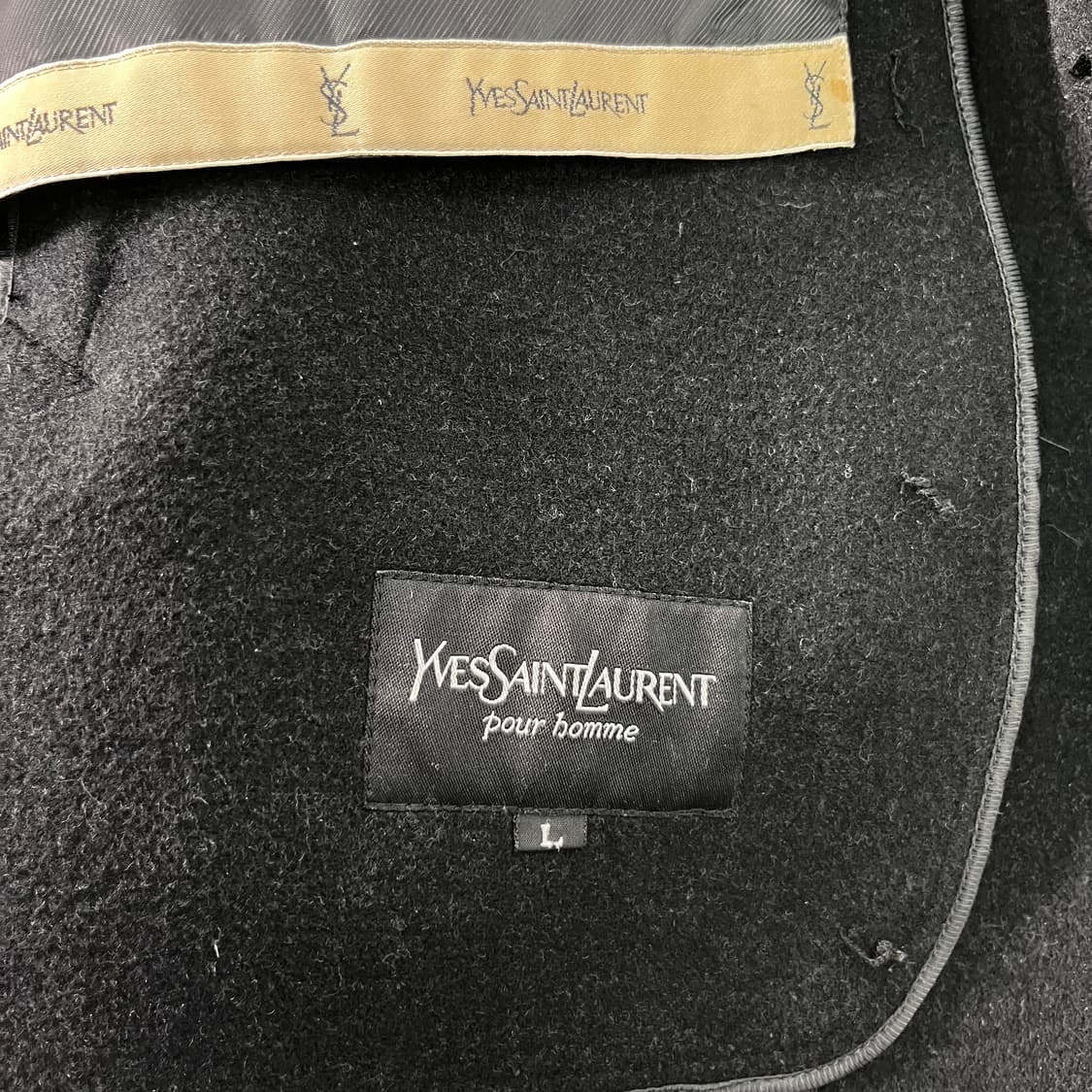 100 입생로랑 울 하프코트 자켓 상품이미지8