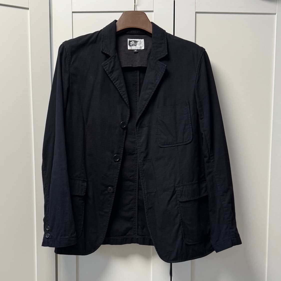 엔지니어드 가먼츠 립스탑 베이커 자켓 블랙 상품이미지3