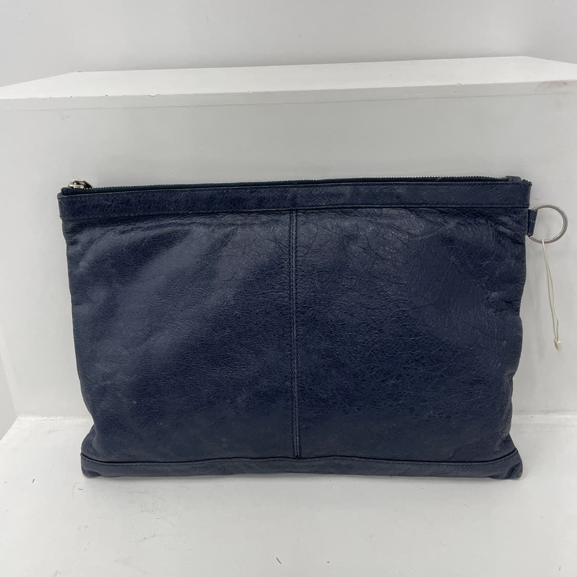 발렌시아가 네이비 레더 클러치 상품이미지3