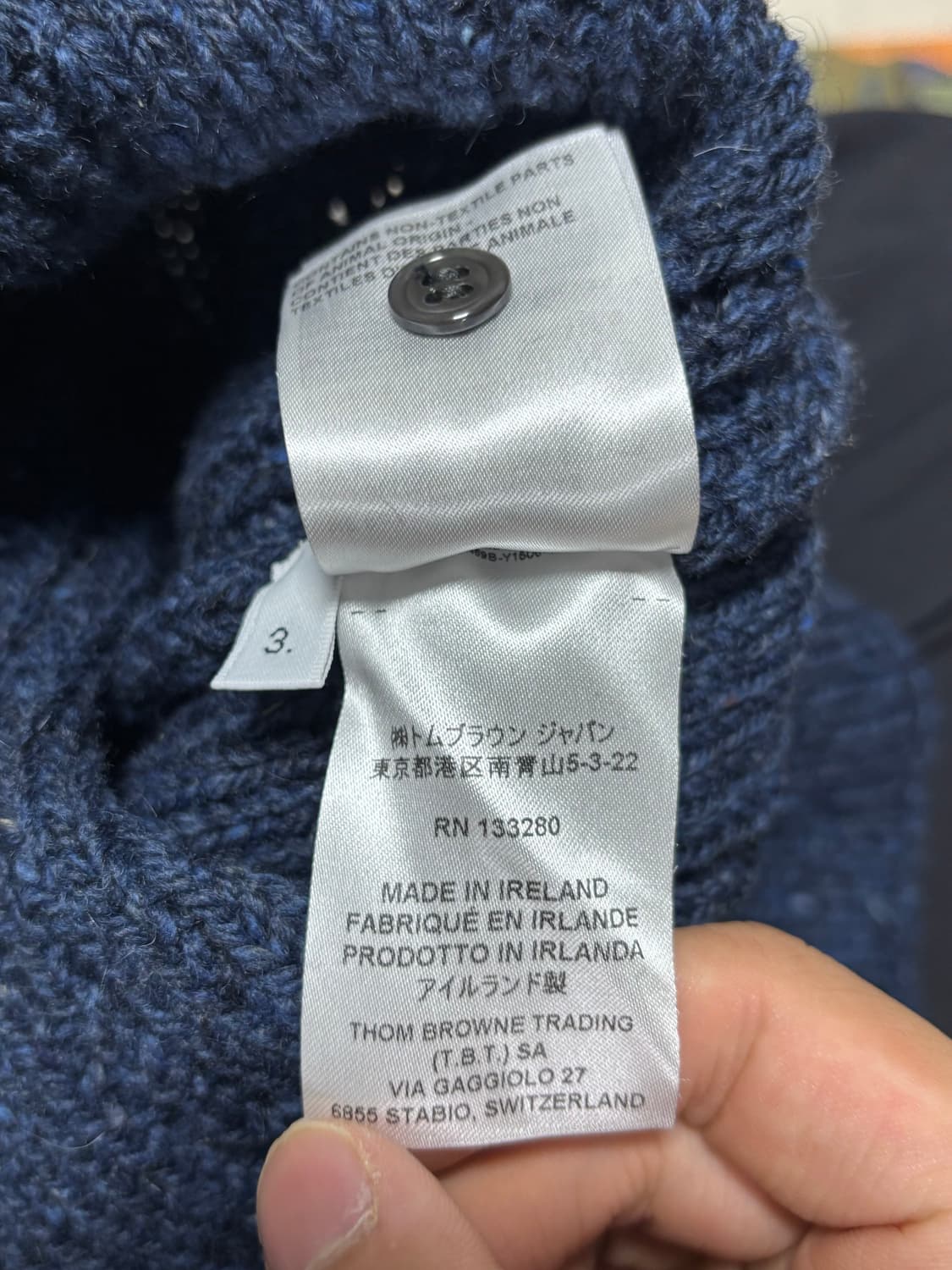 [새상품급] 톰브라운 도네갈 아란케이블 트위스트 니트 [3] 상품이미지9