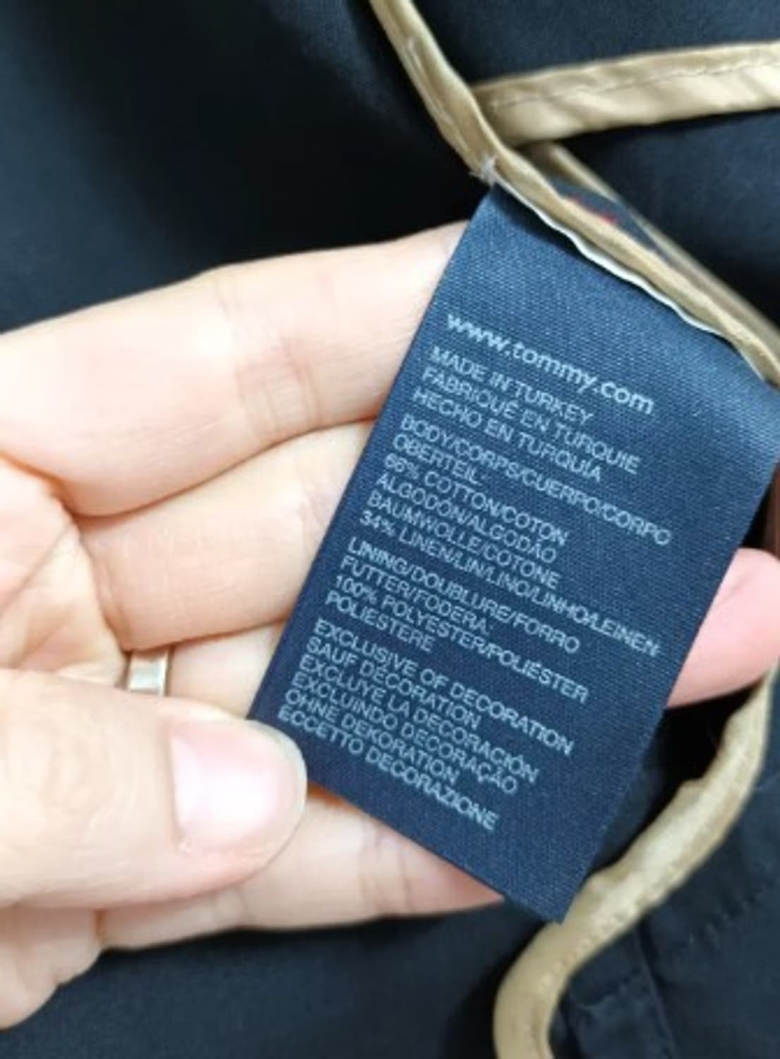 타미힐피거 남성 면자켓 50사이즈 상품이미지6