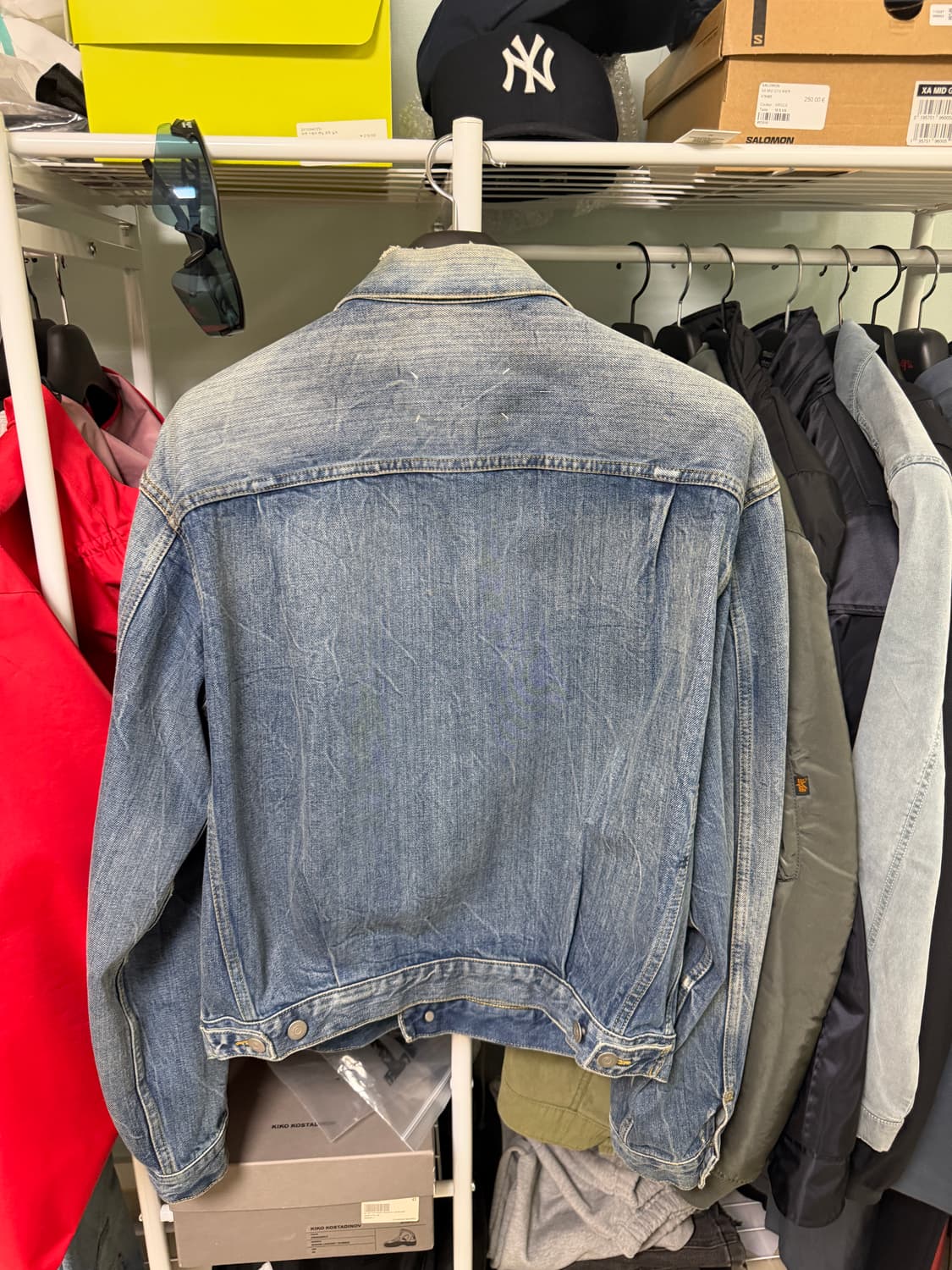 마르지엘라 21ss 디스트레스드 데님자켓(50) 상품이미지4