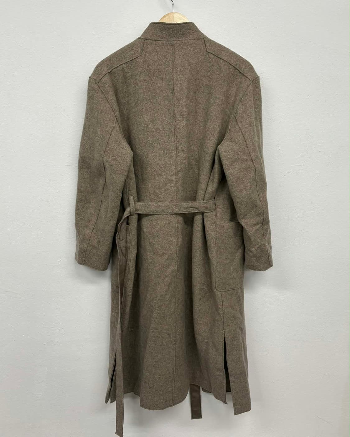 [XL] 21fw st.john 센존 블루라벨 새상품 앙고라 램스울 코트 상품이미지2